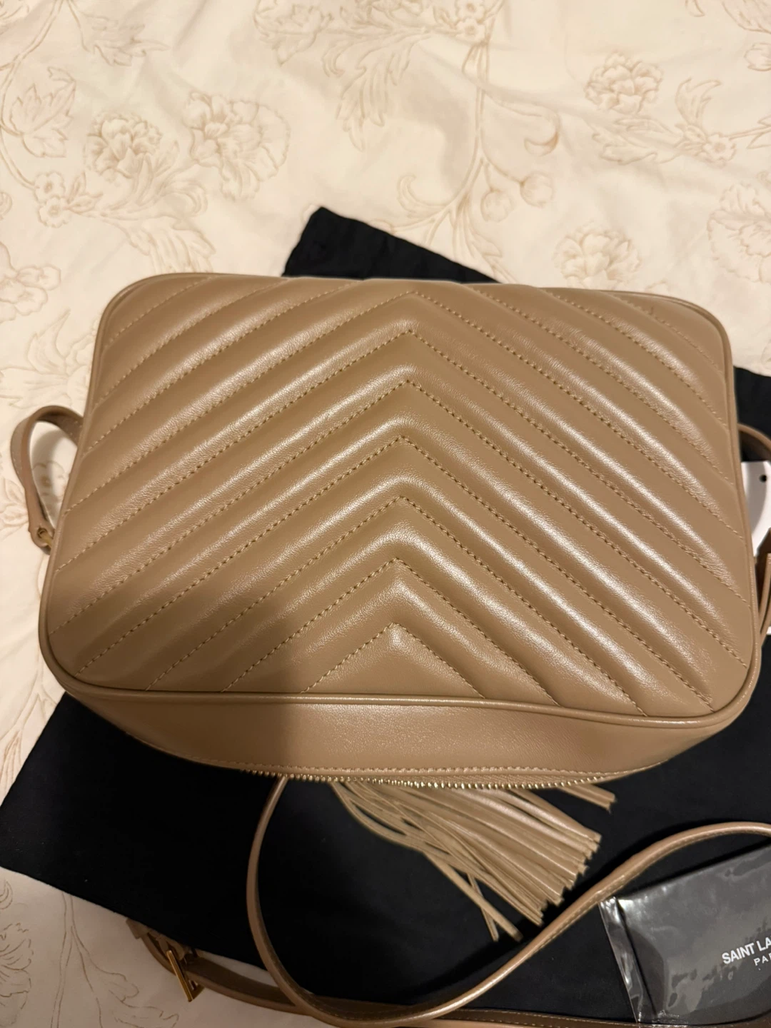 YSL LouCamera Bag with tassel  M - photo 2