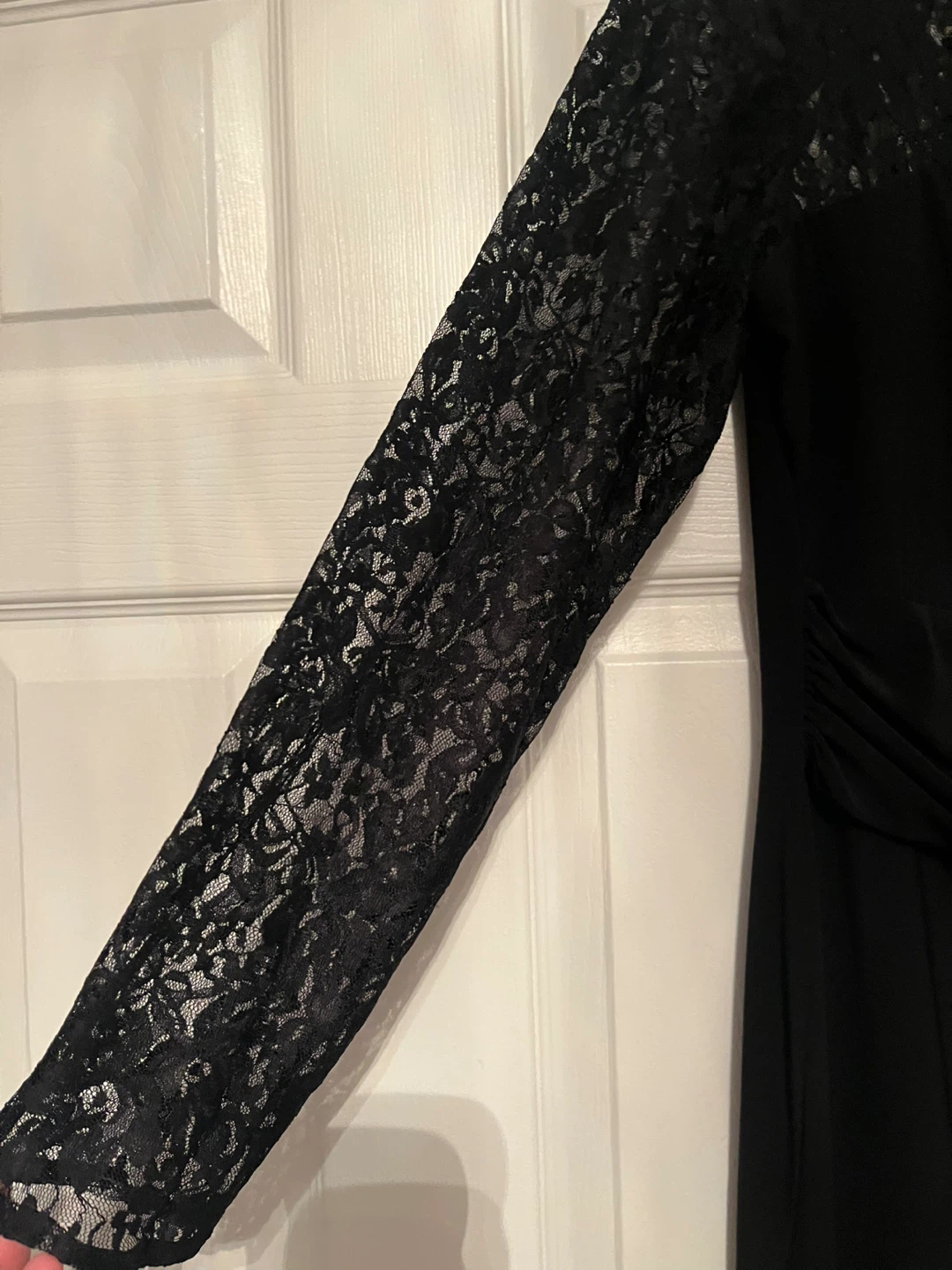 Chaps Black Lace Dress - Size XL - photo 3