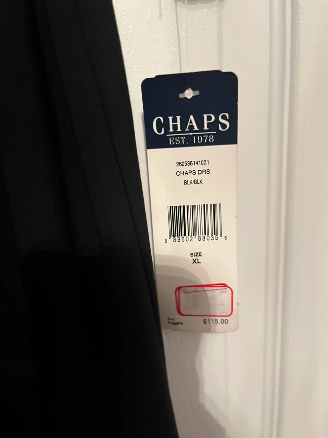 Chaps Black Lace Dress - Size XL - photo 5