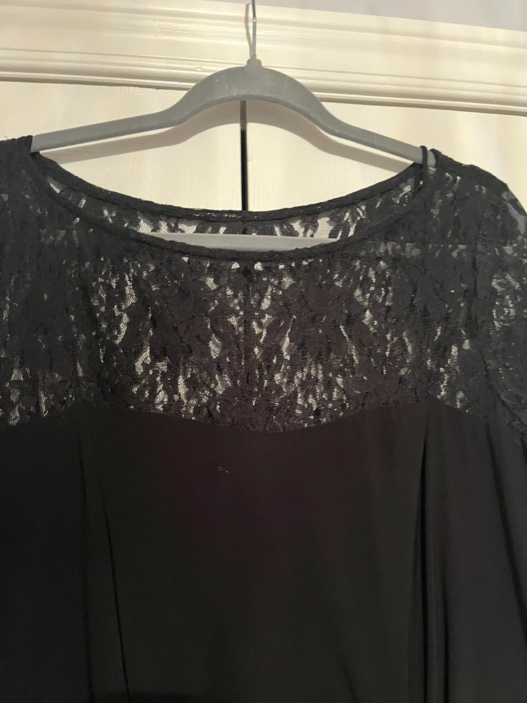 Chaps Black Lace Dress - Size XL - photo 4
