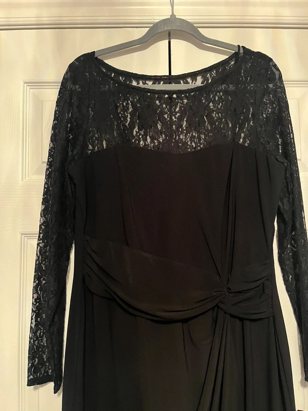 Chaps Black Lace Dress - Size XL - photo 2