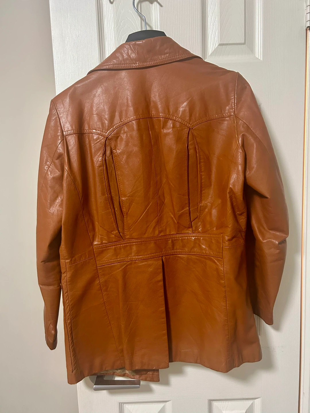 GS UNI-Sex Brown Leather Jacket - photo 2