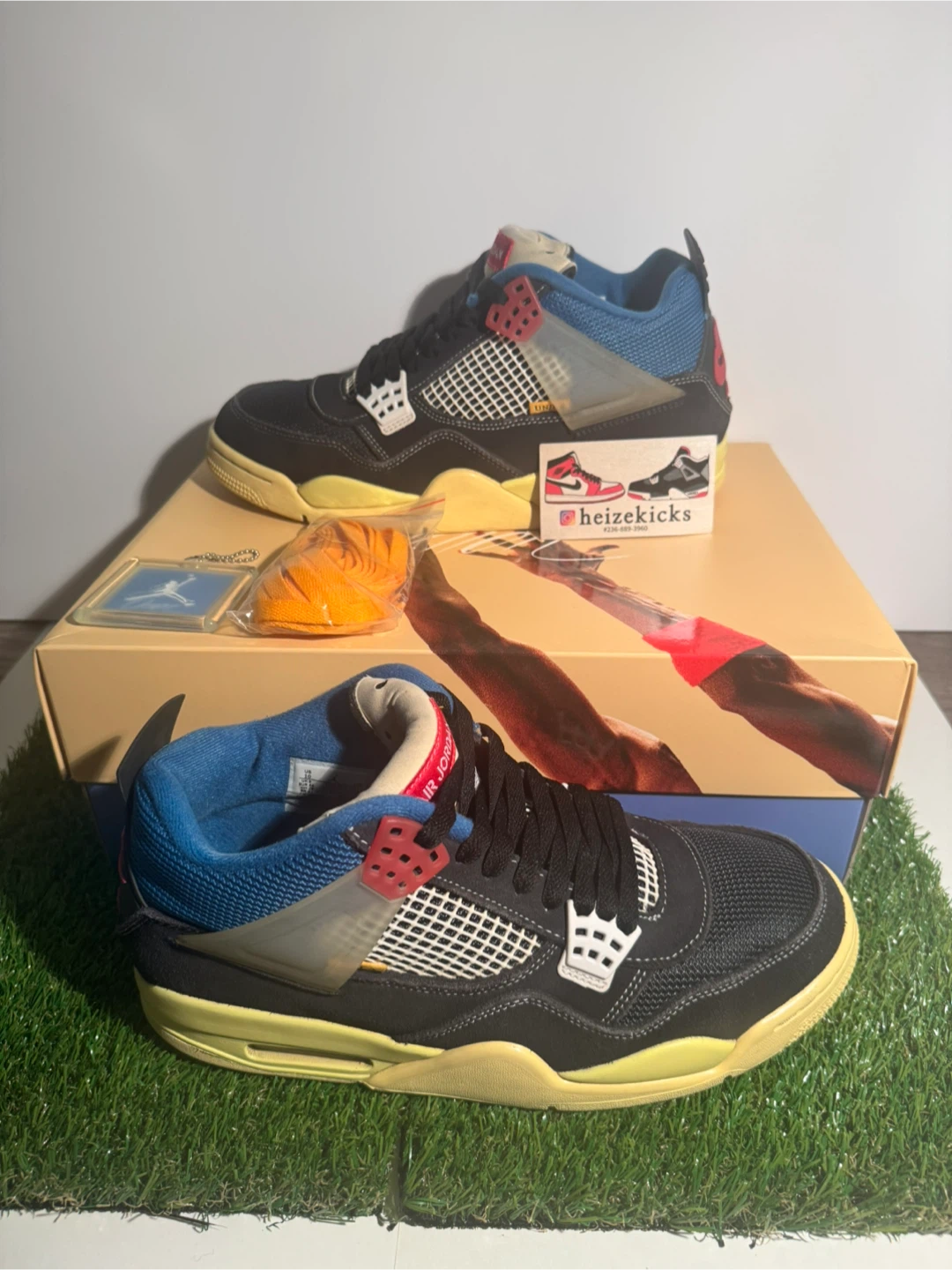 Jordan 4 Union Off Noir size 10 - photo 2