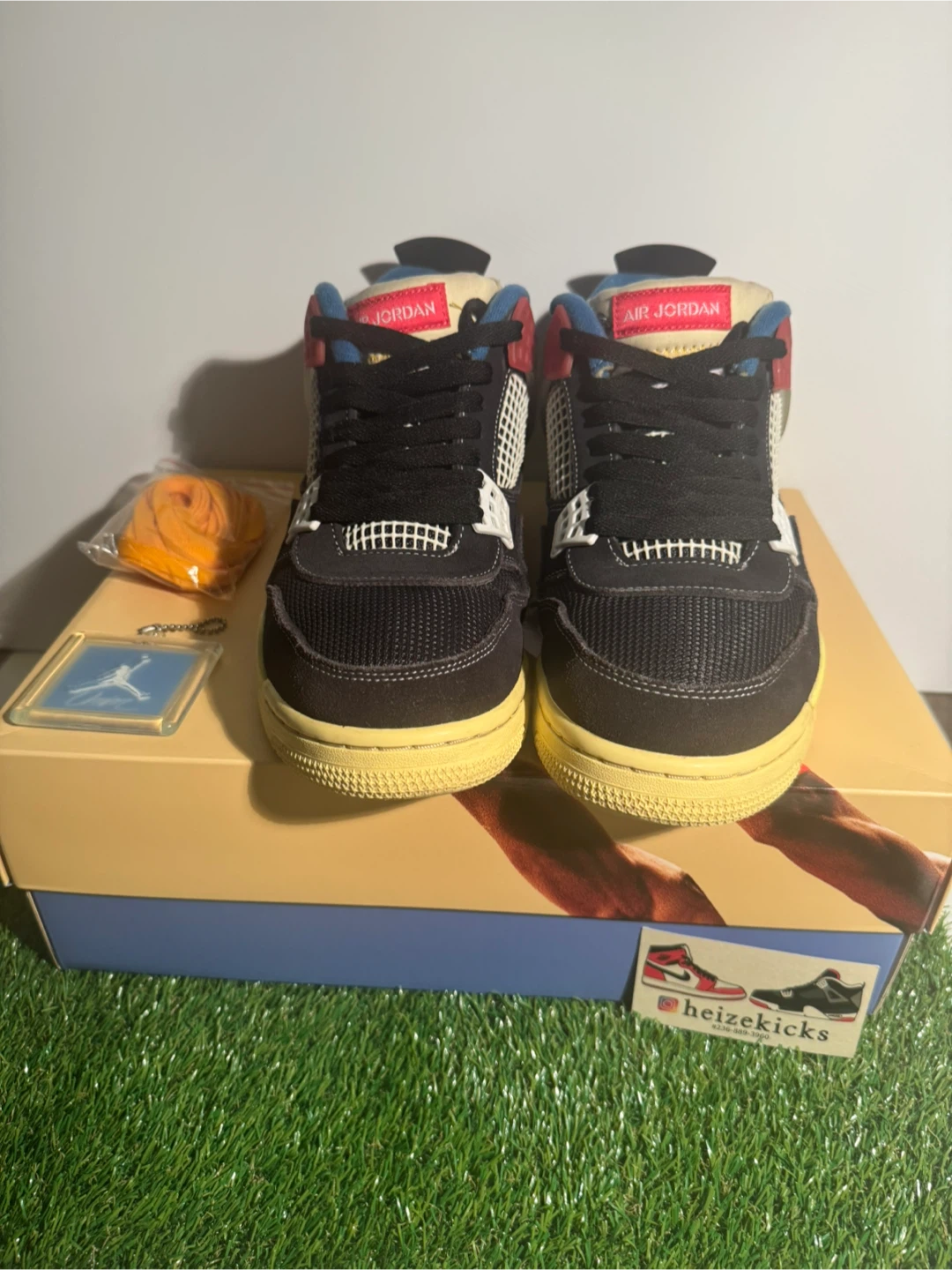 Jordan 4 Union Off Noir size 10 - photo 3