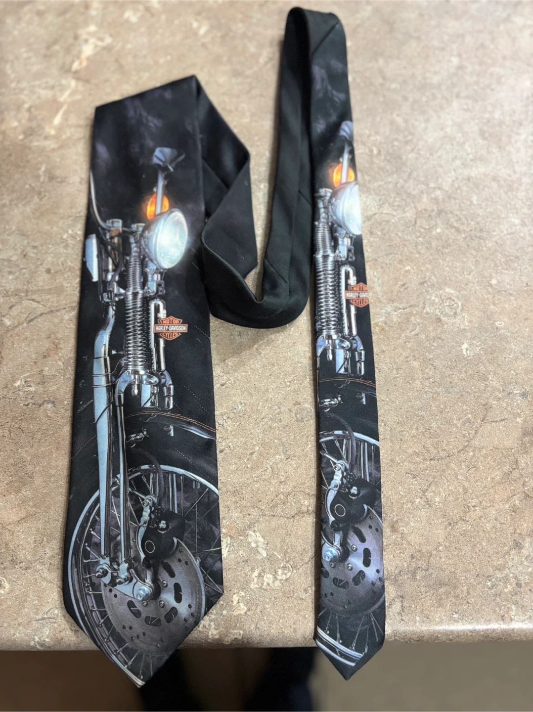 Harley-Davidson Necktie - Motorcycle Design