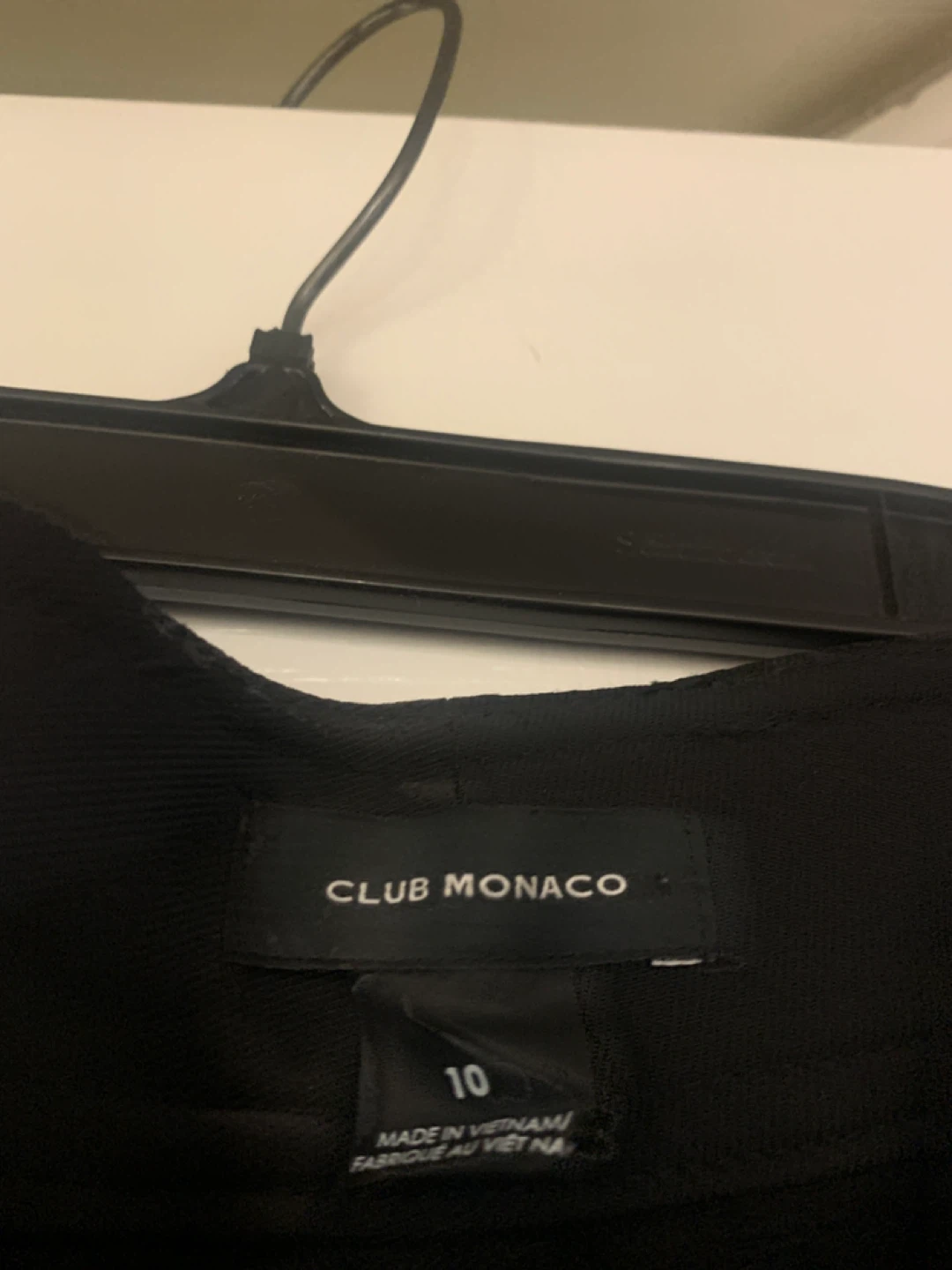 Club Monaco Black Trousers - Size 10 - photo 2