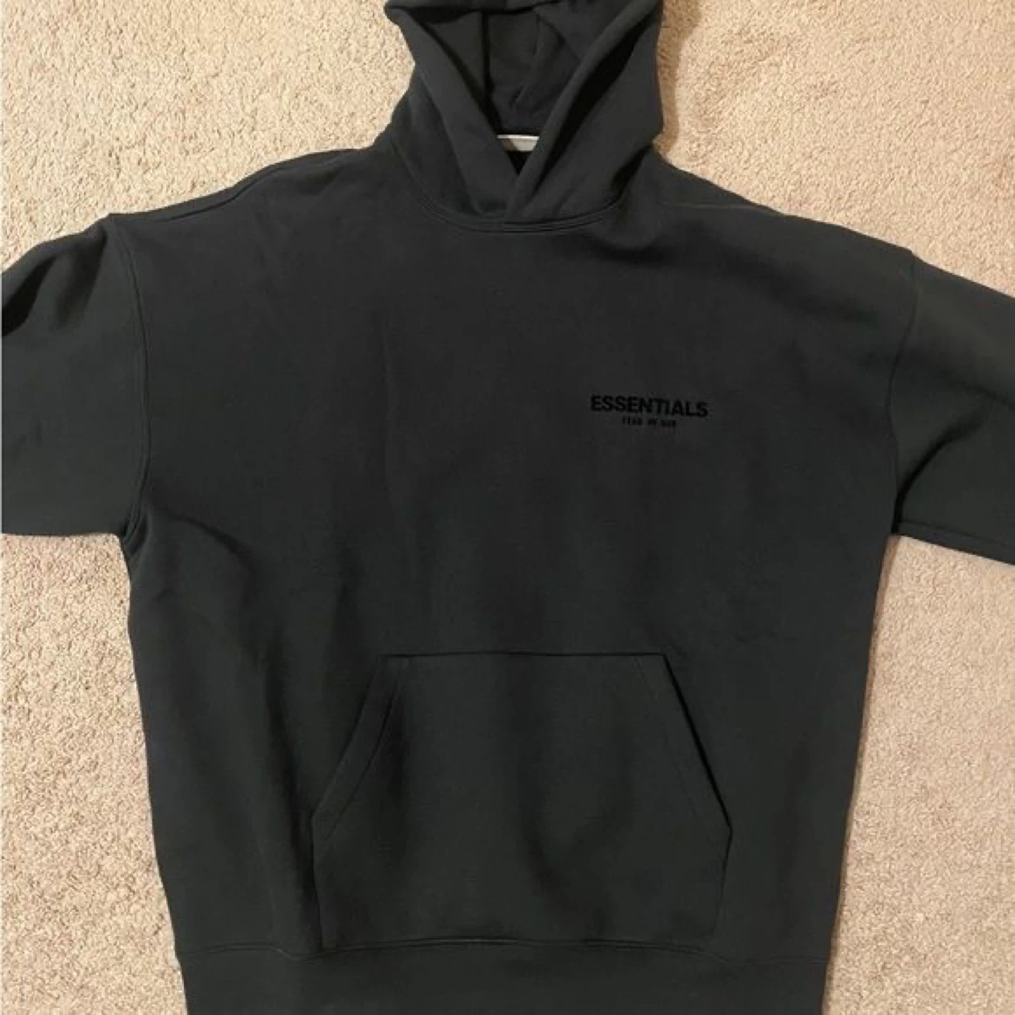 Essentials Fear of God Black Hoodie