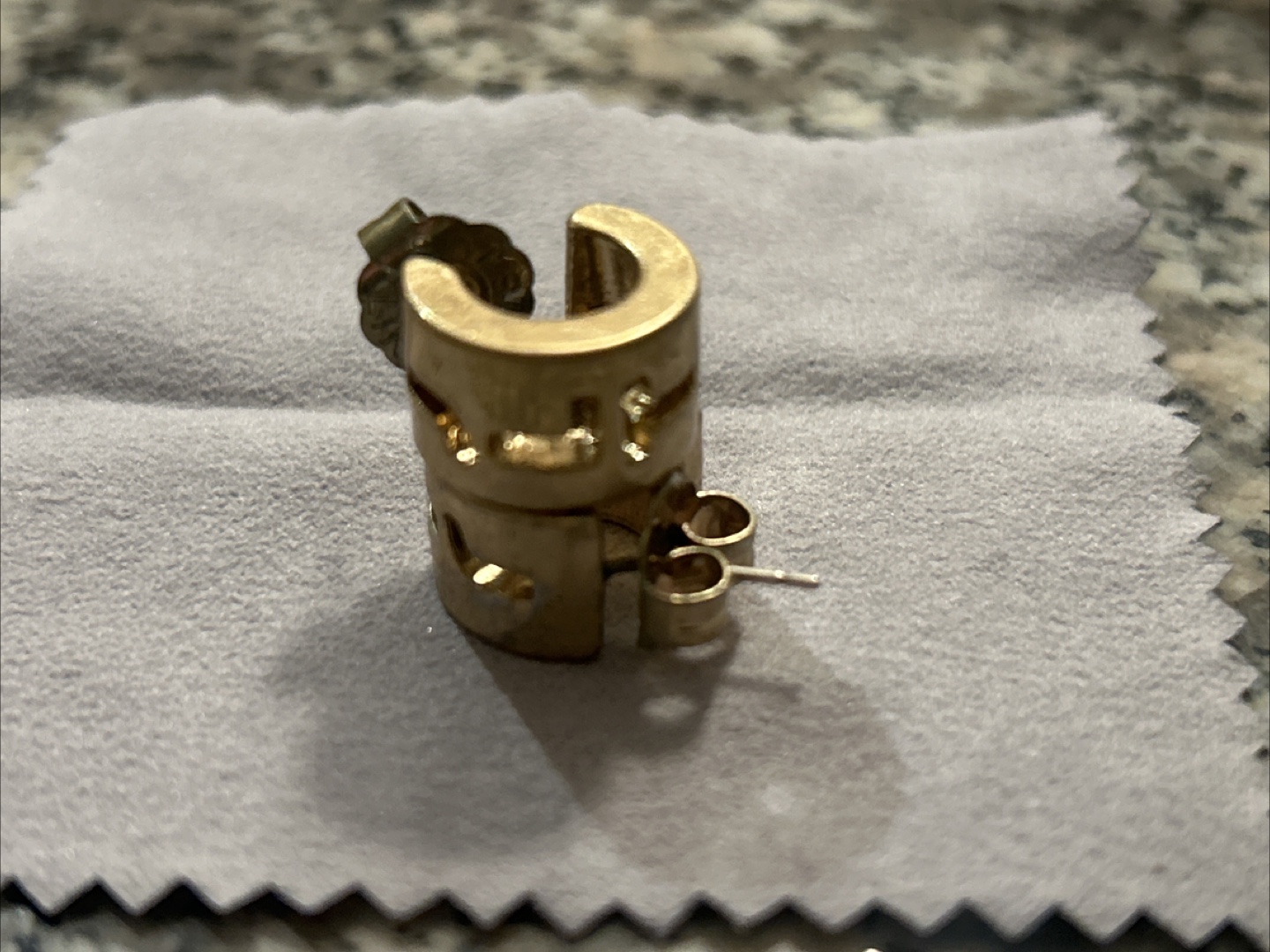Gold Tone Hoop Earrings - photo 2