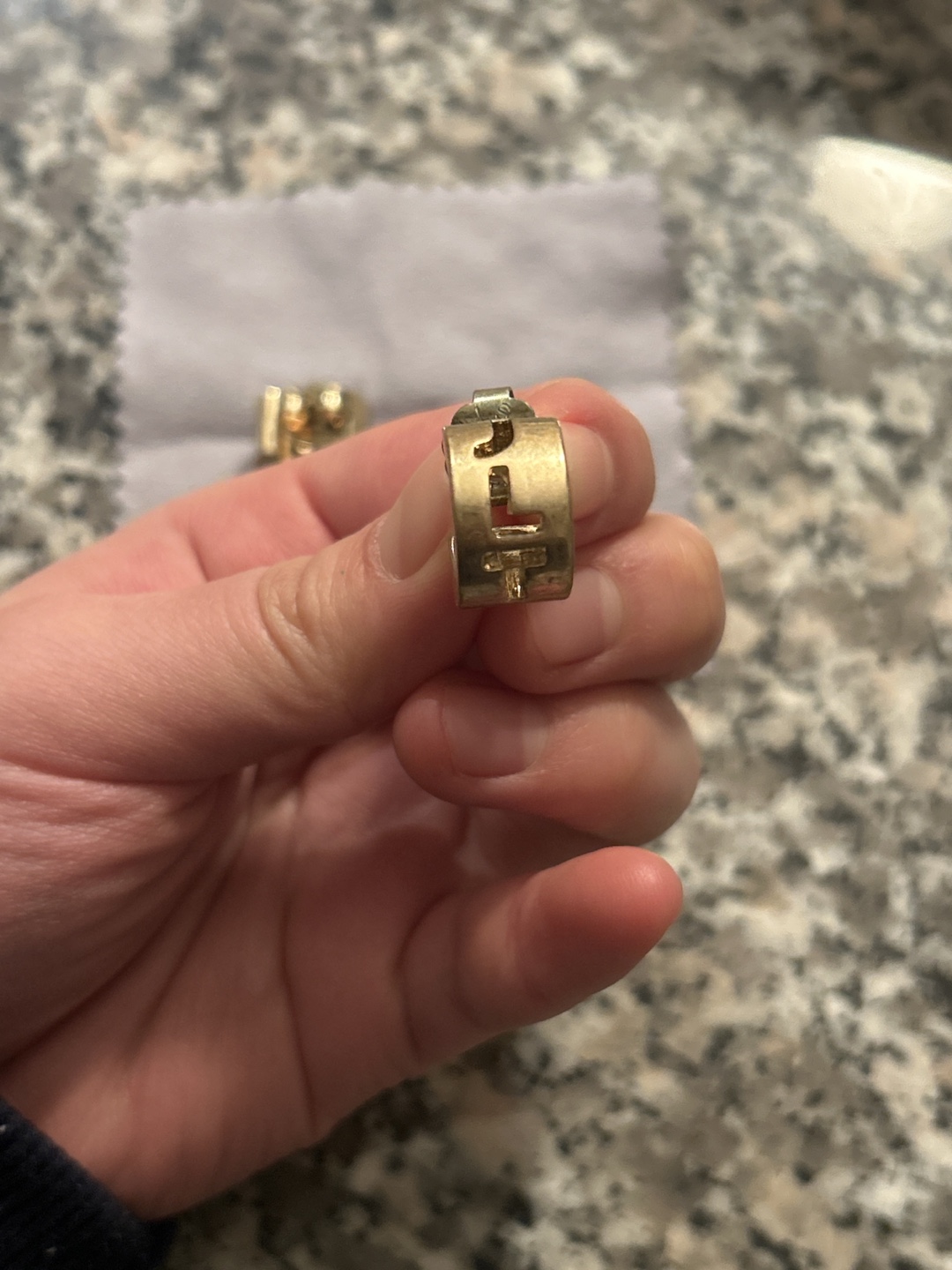Gold Tone Hoop Earrings - photo 4