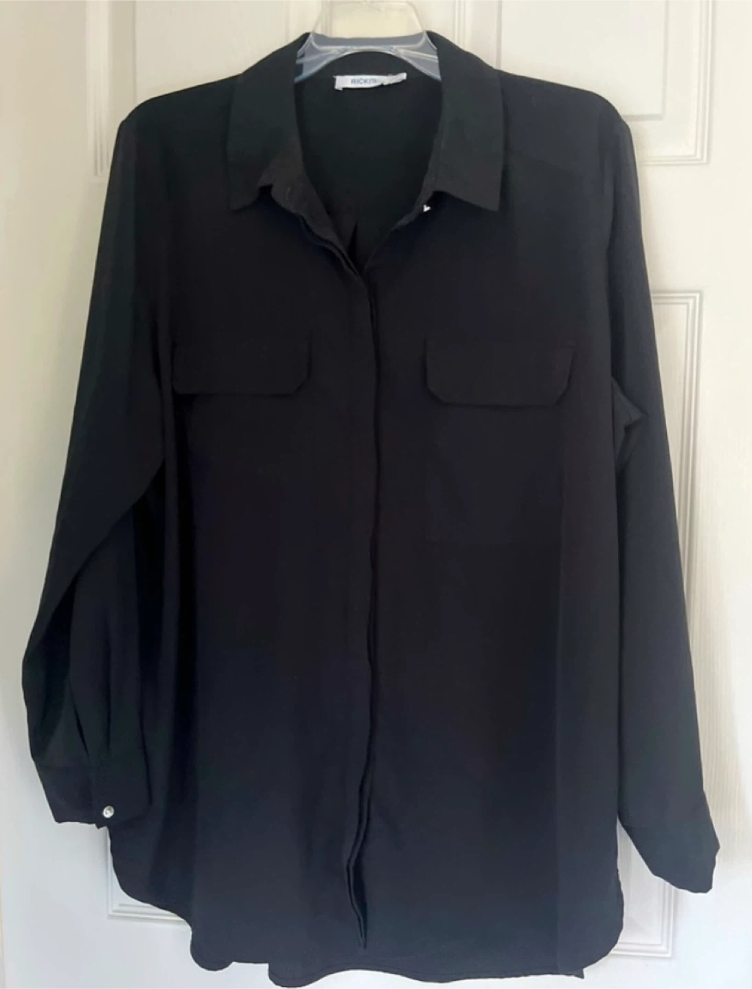 RICKI'S Black Blouse - Size XL/TG