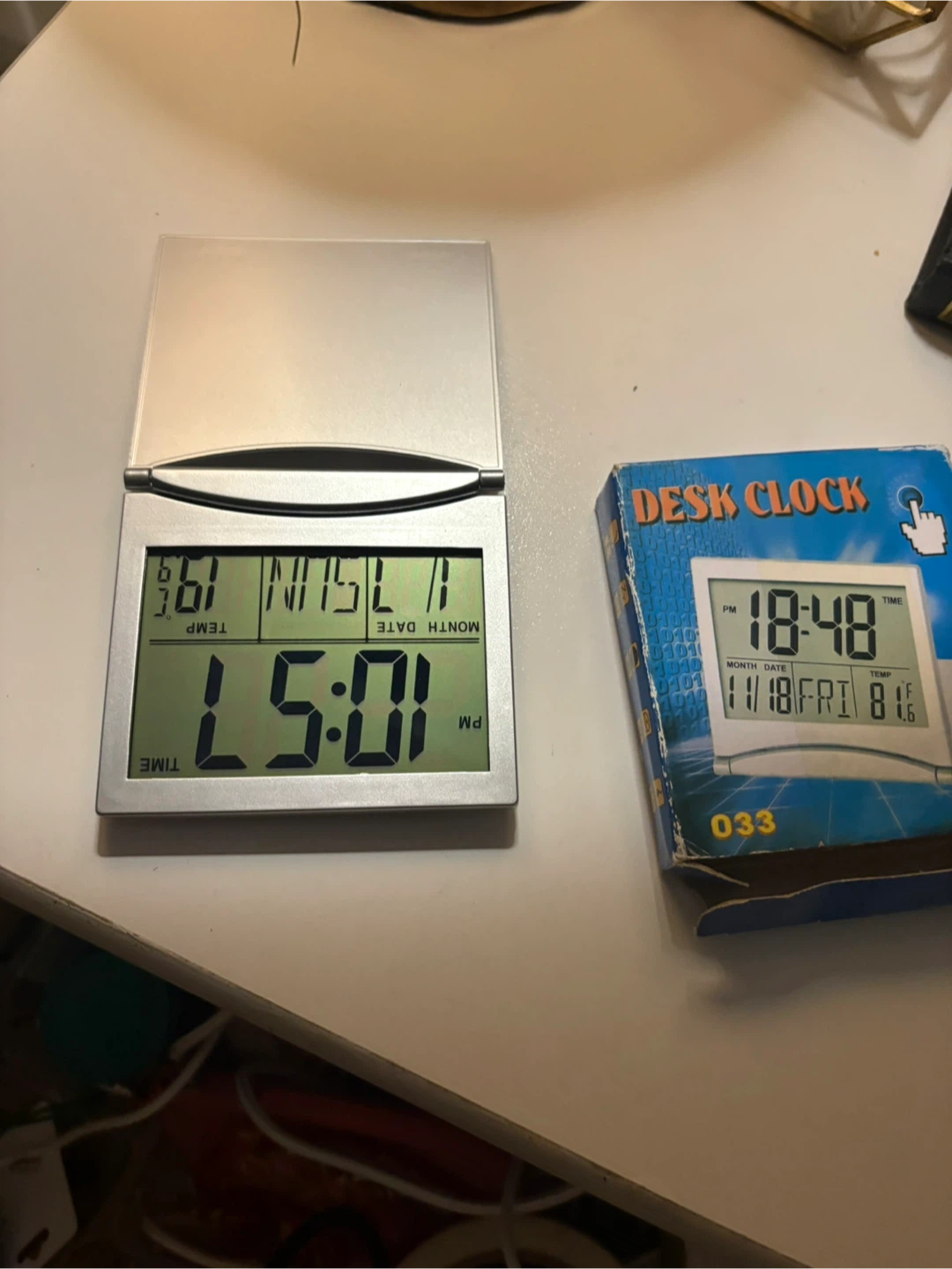Desk Clock with Box - photo 4