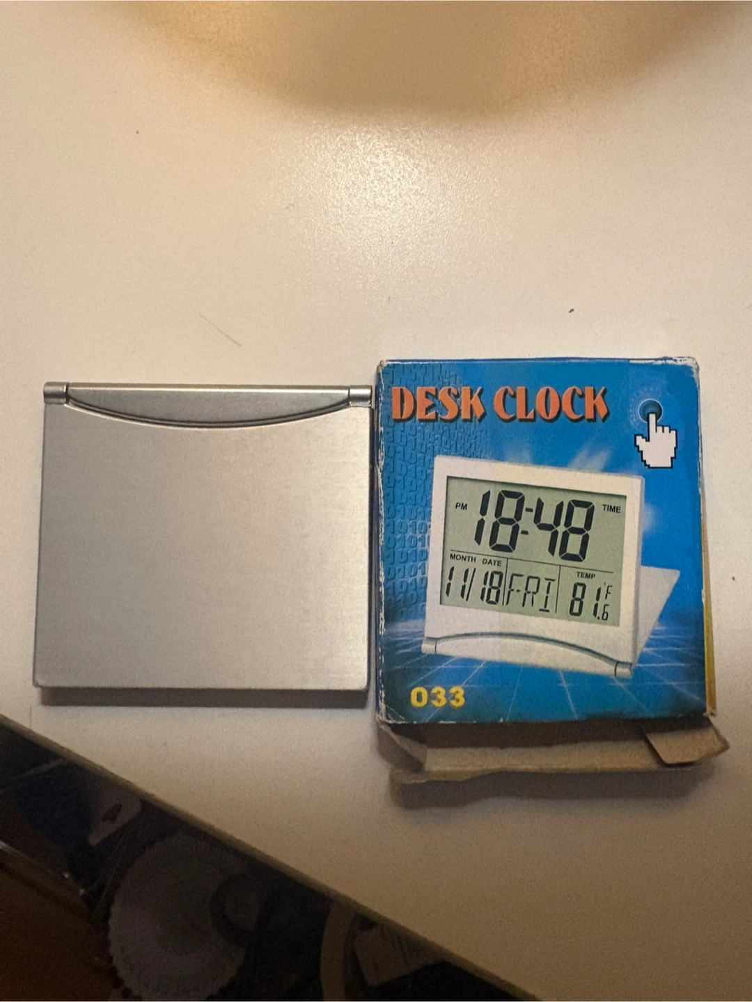 Desk Clock with Box
