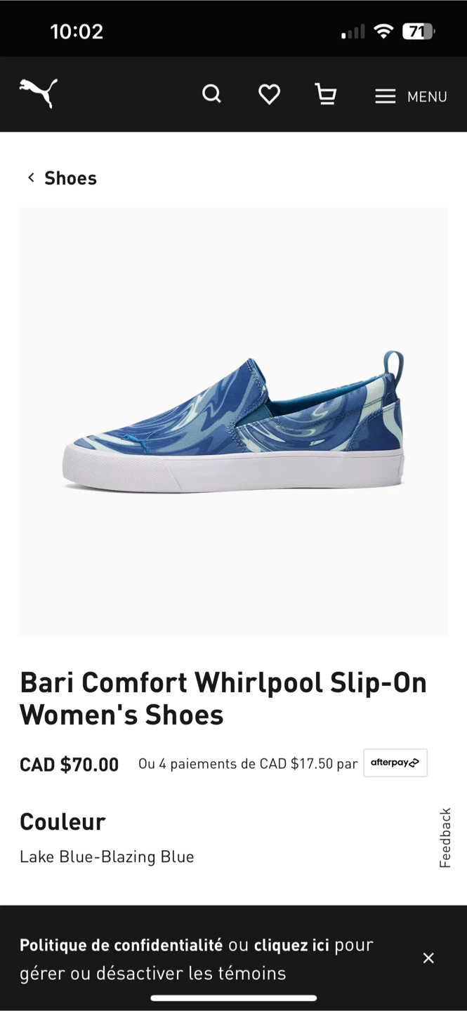 Puma Bari Comfort Whirlpool Slip-On Women's Shoes - Size 7 - photo 2