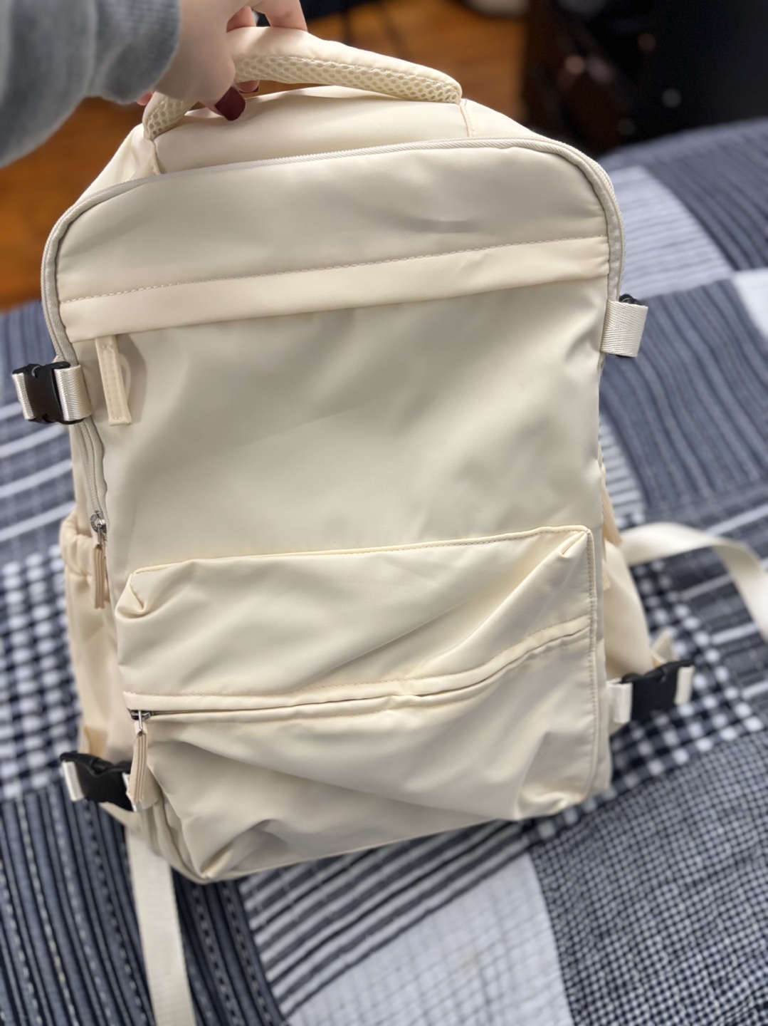 Brand New Vacuum Compression Backpack - Beige - photo 4