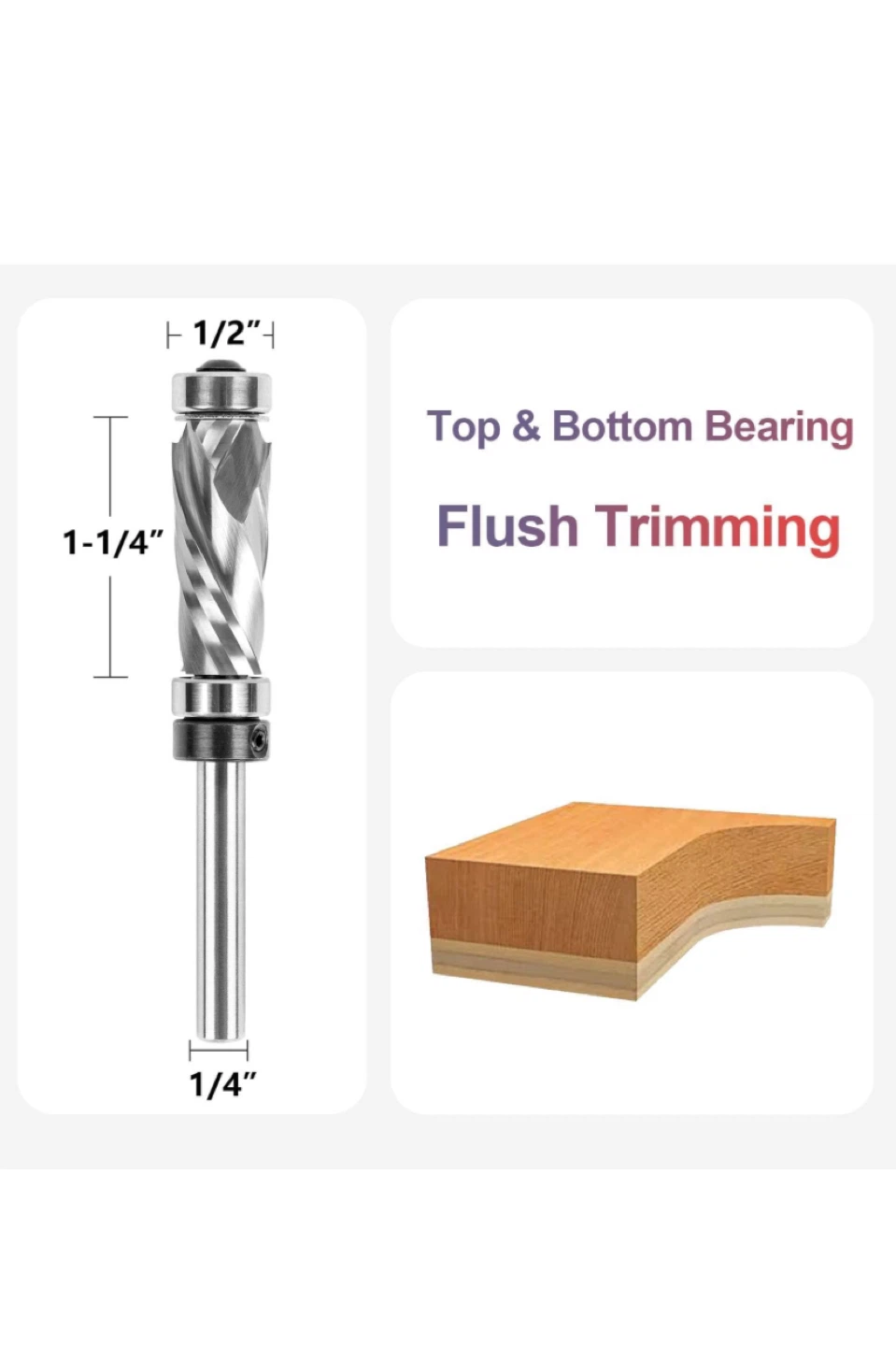 SpeTool Flush Trim Router Bit - New