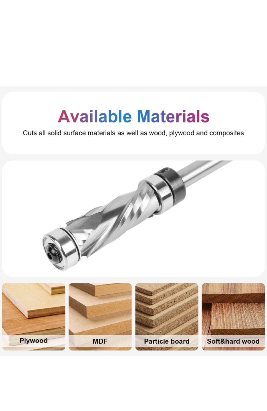 SpeTool Flush Trim Router Bit - New - photo 5