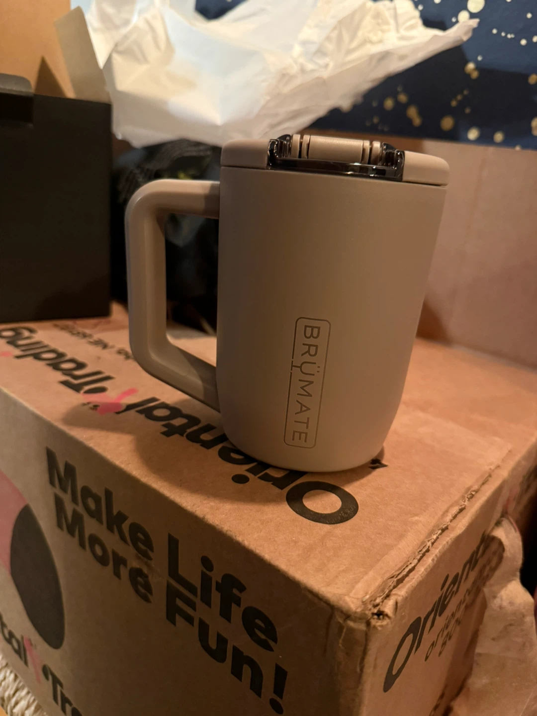 BrüMate MÜV 16oz Coffee Mug with Lid - Like New! - photo 2