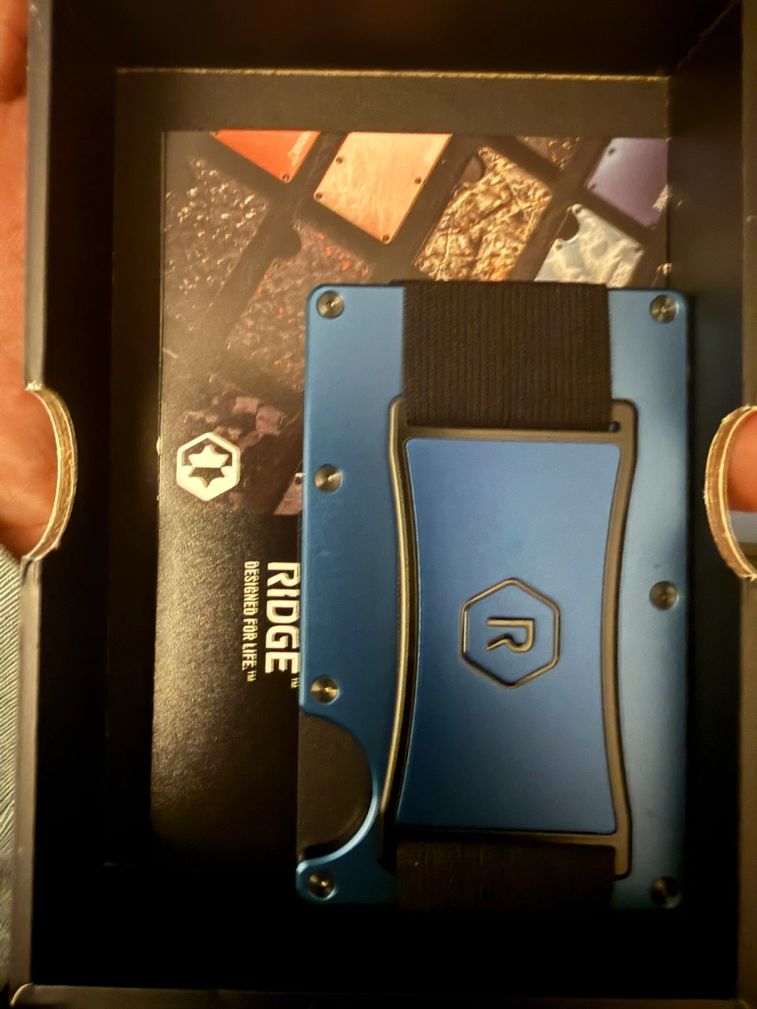 Ridge Slim RFID Blocking Wallet - Blue - photo 2