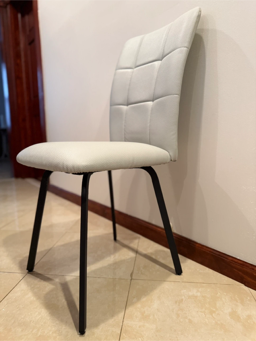 Dining Chairs Set of 4, Beige - photo 2