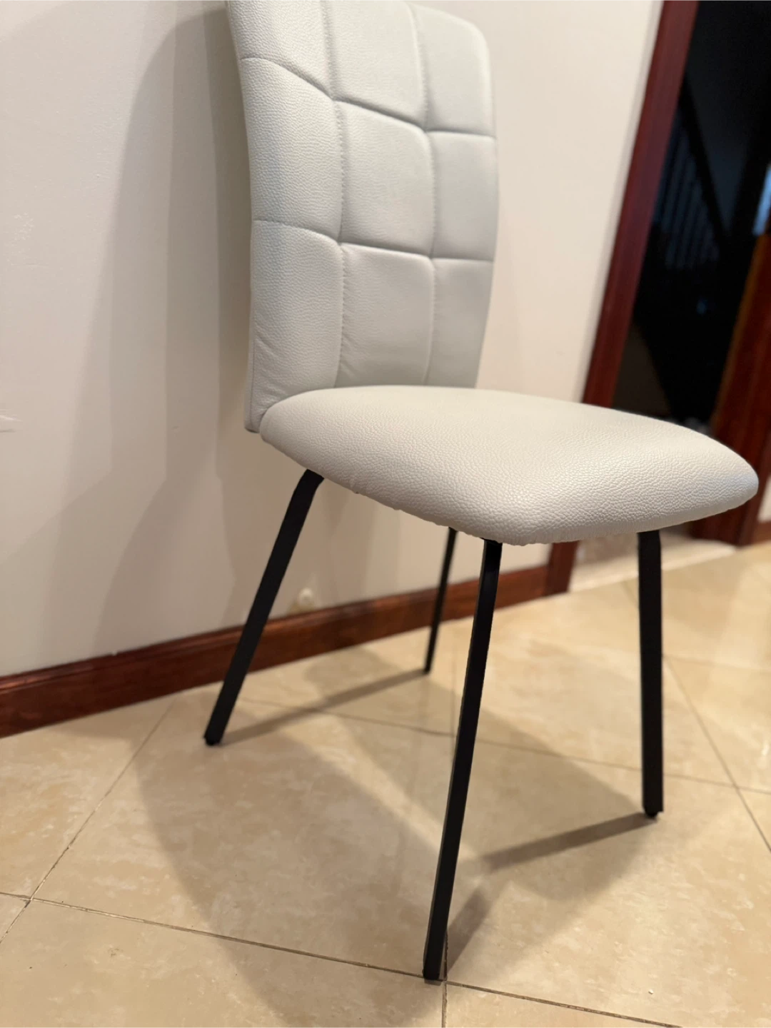 Dining Chairs Set of 4, Beige - photo 4
