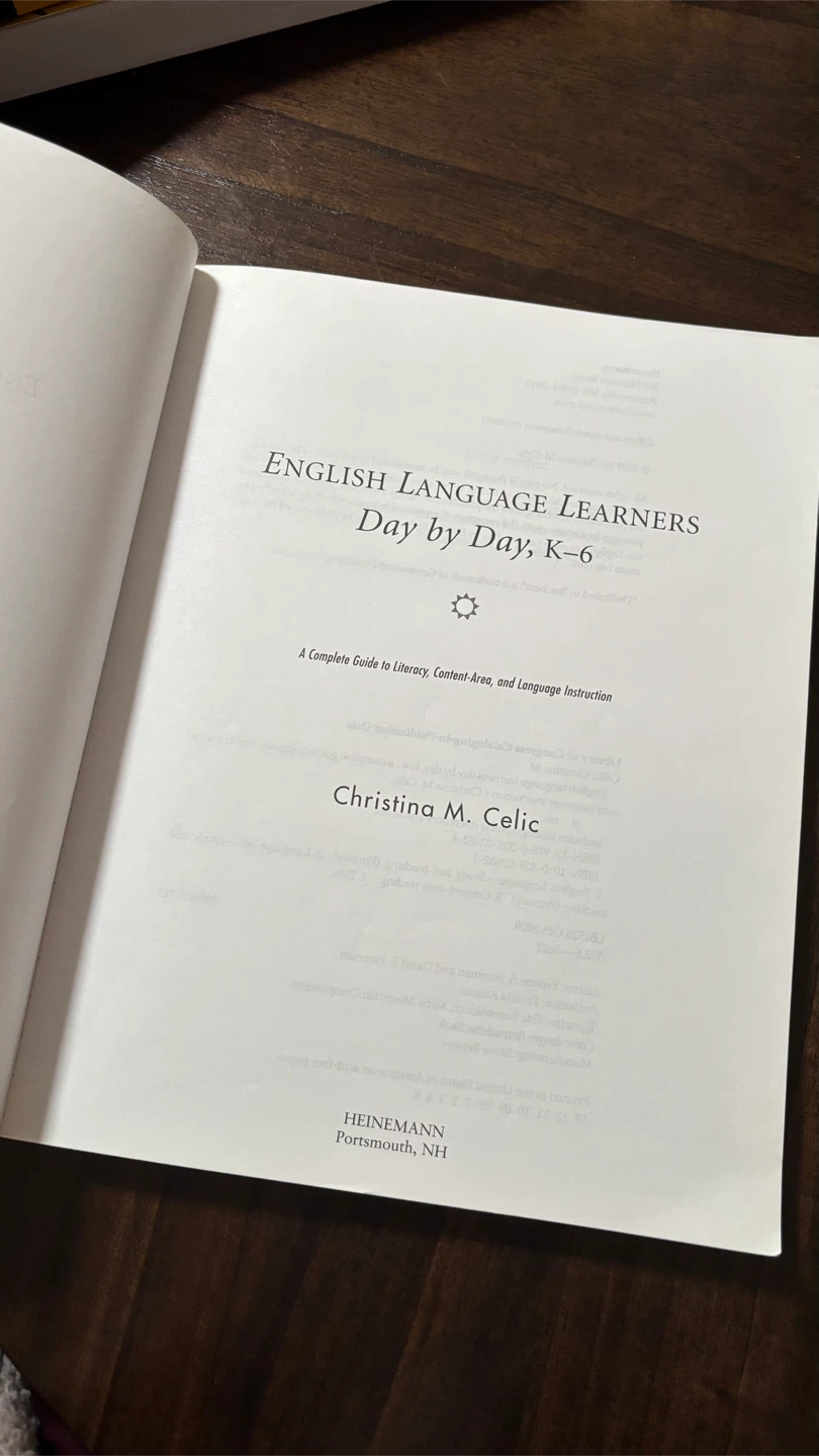 English Language Learners Day by Day K-6 by Christina M. Celic - photo 3