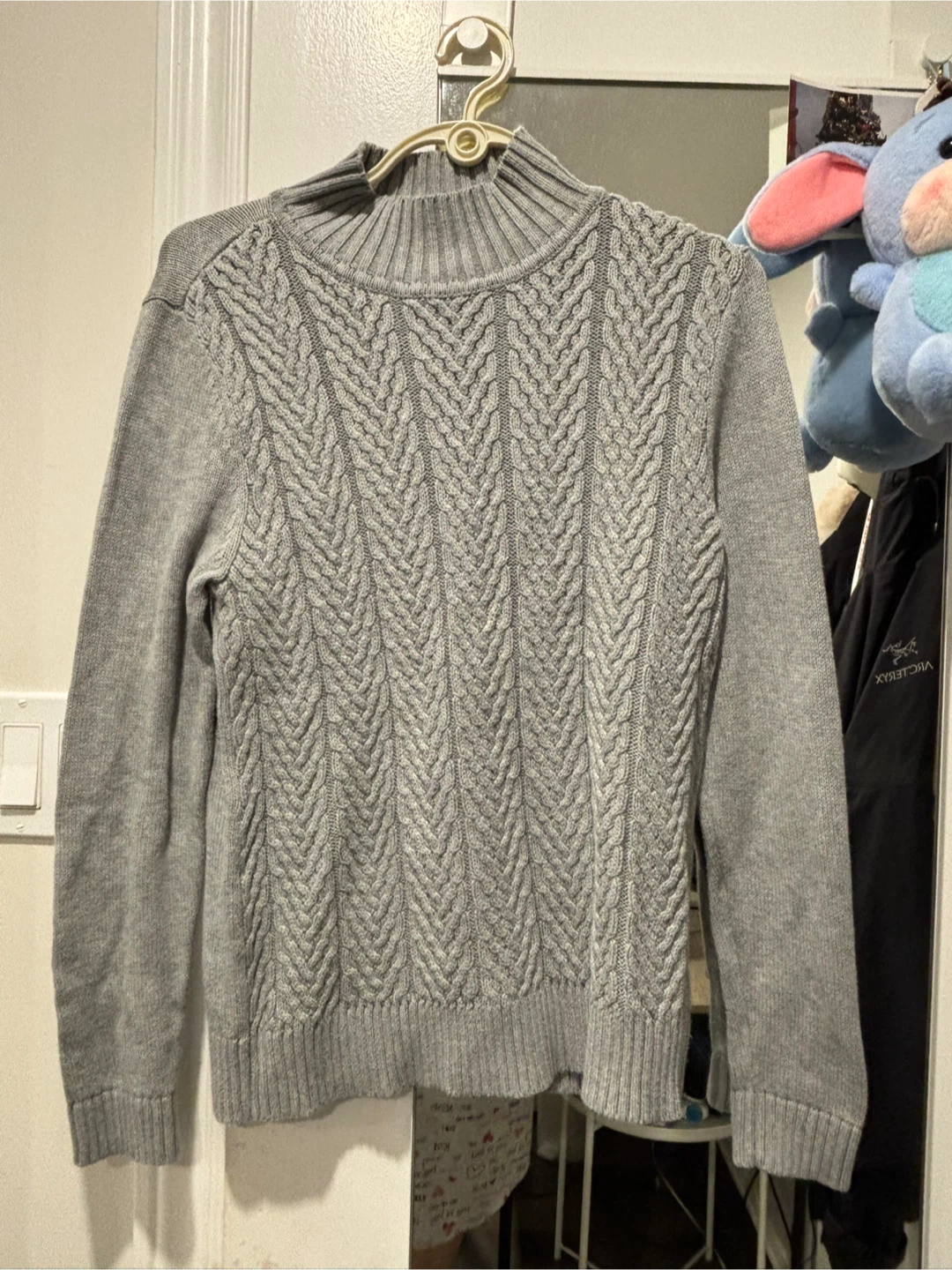 Croft & Barrow Petite Grey Sweater - photo 3