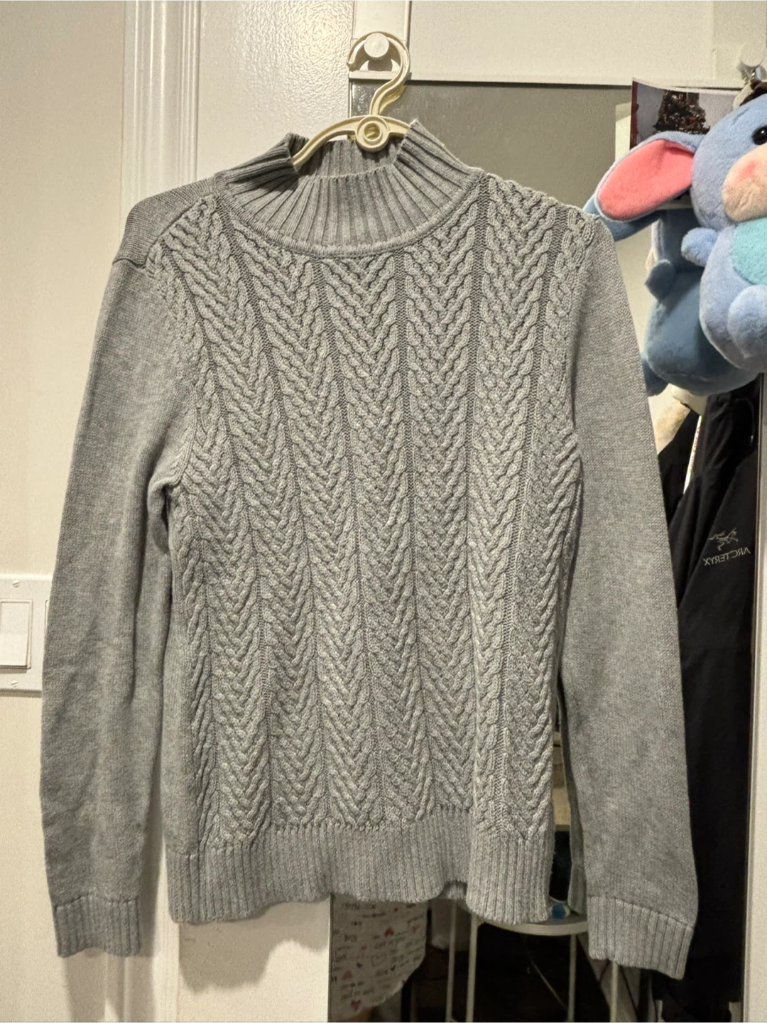 Croft & Barrow Petite Grey Sweater