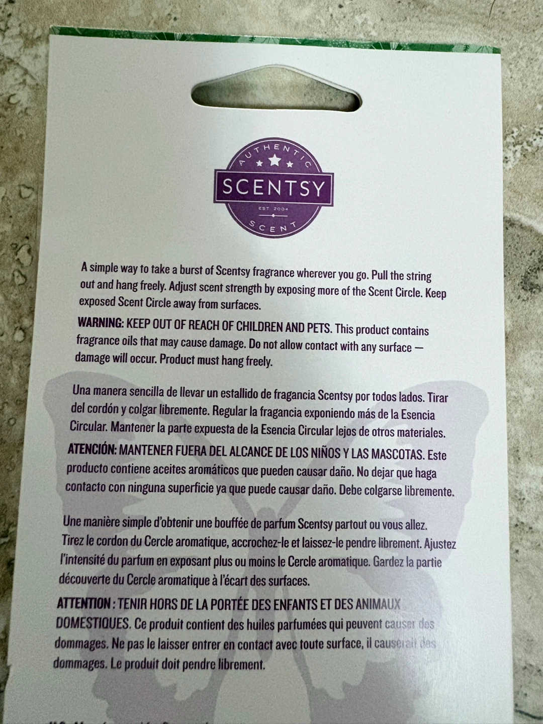 Scentsy Scent Circle - Peace (Lily) Be With You - photo 3