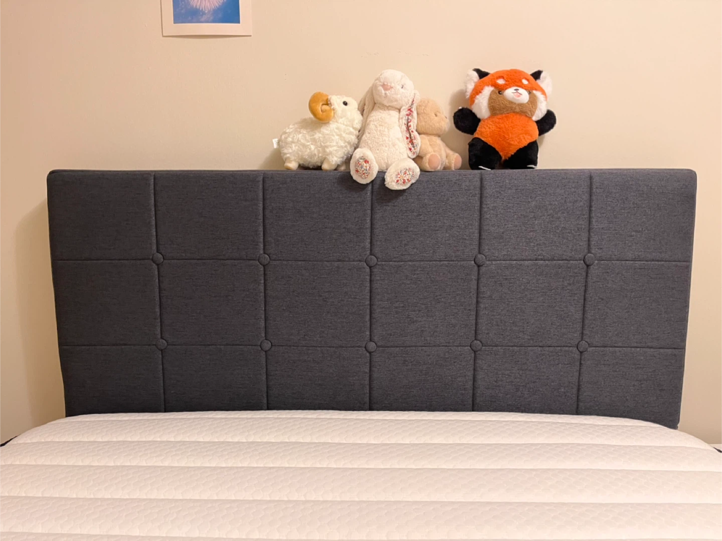 Double 10” hybrid mattress and upholstery bed frame - photo 5
