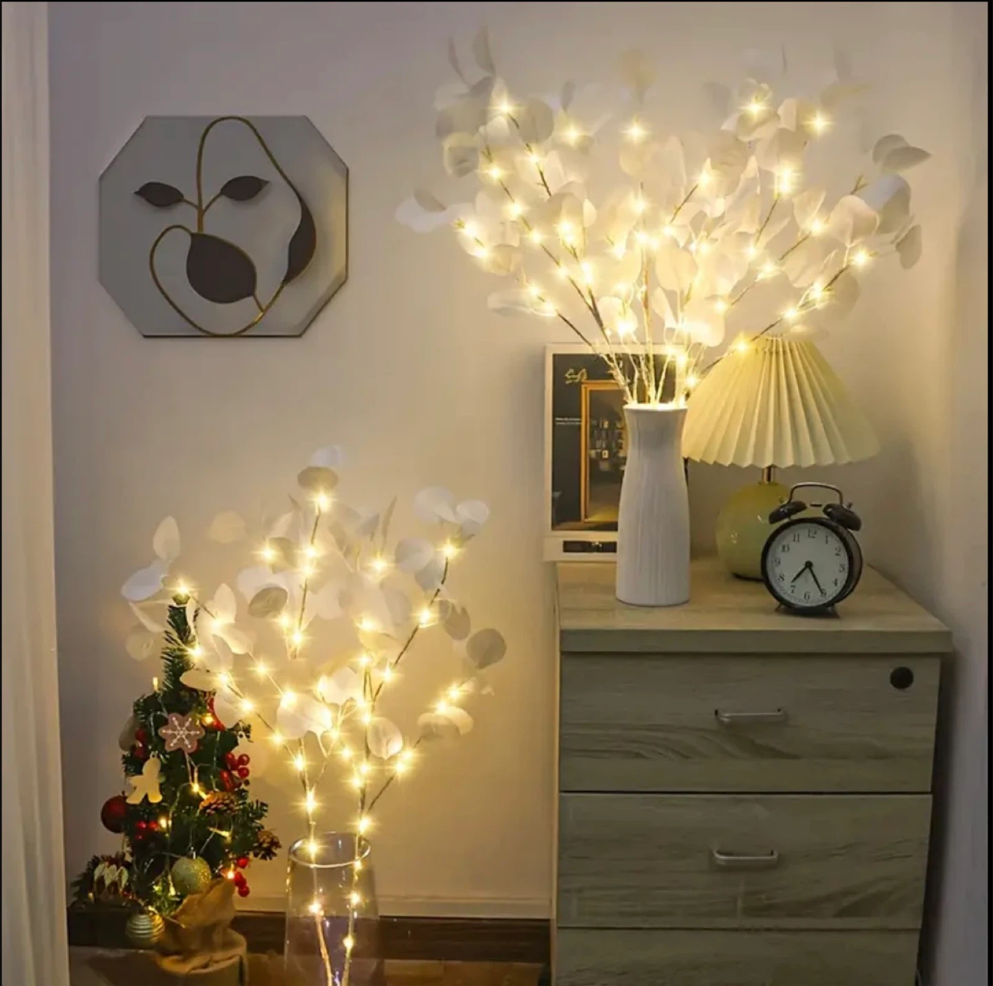 Eucalyptus Leaf String Lights Decor - photo 3