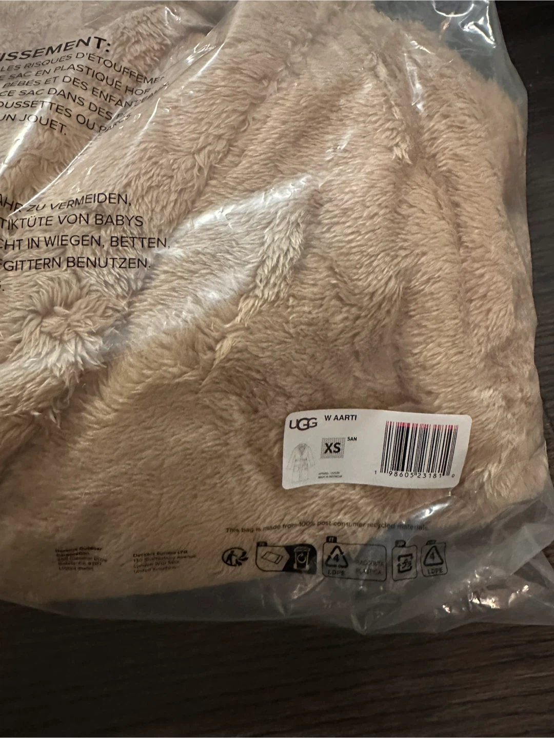 UGG Aart Plush Fleece Hooded Robe - photo 4