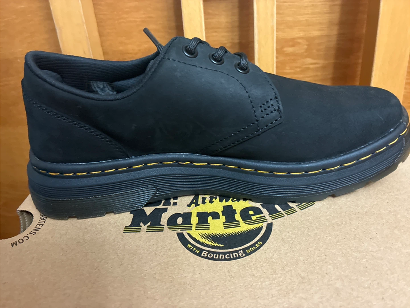 New Dr. Martens Crewson Lo Black Size W8 - photo 3
