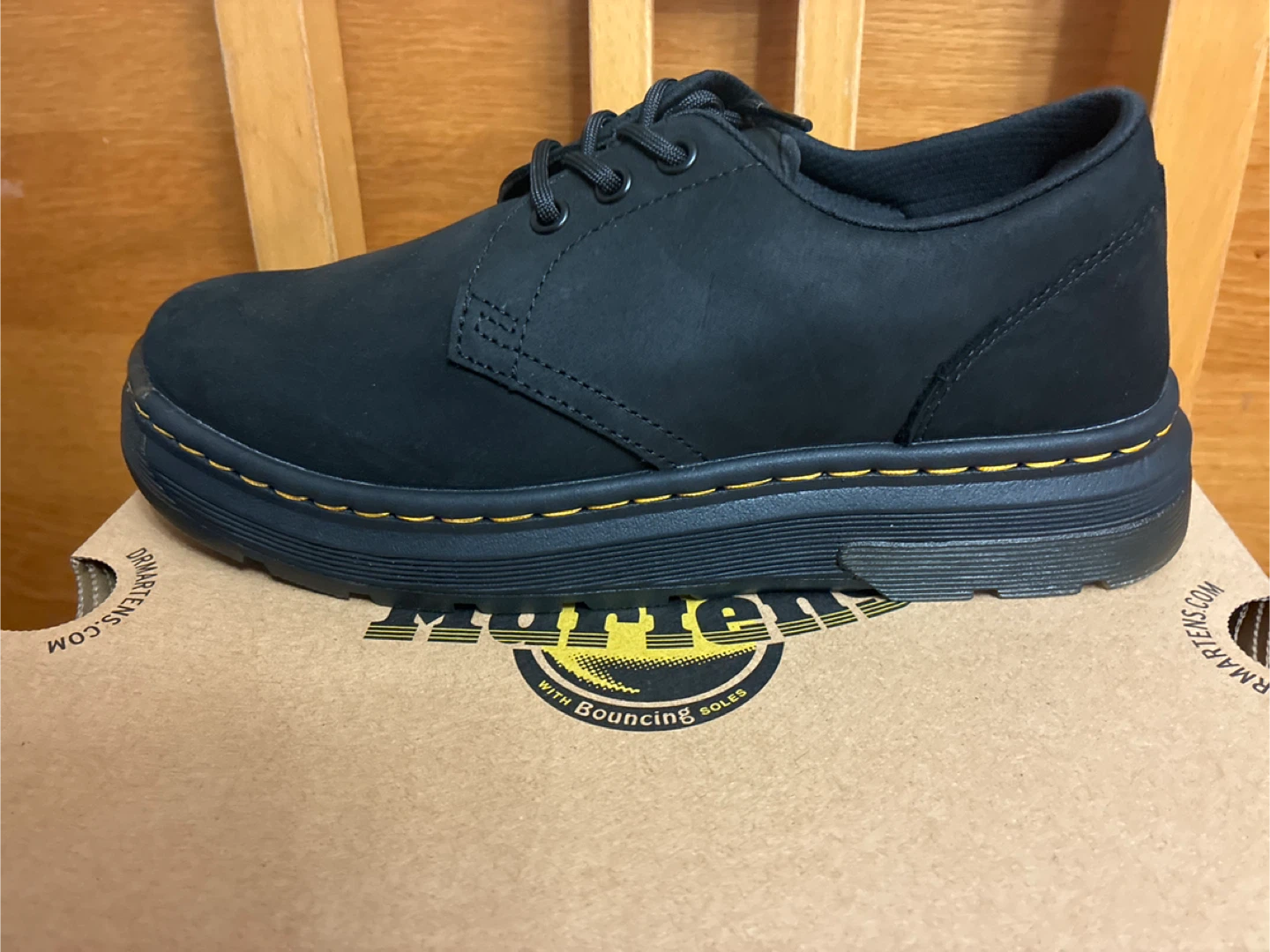 New Dr. Martens Crewson Lo Black Size W8 - photo 2