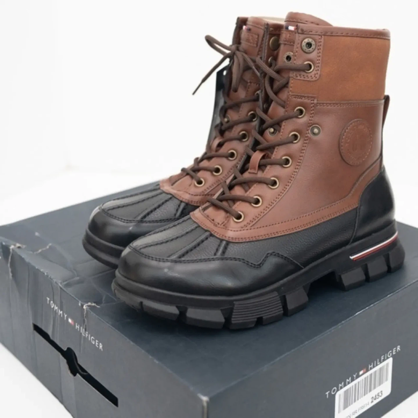 Tommy Hilfiger Brown/Black Boots