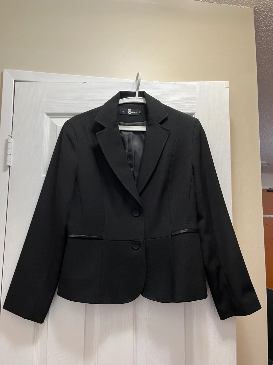 Black Blazer & Skirt Set