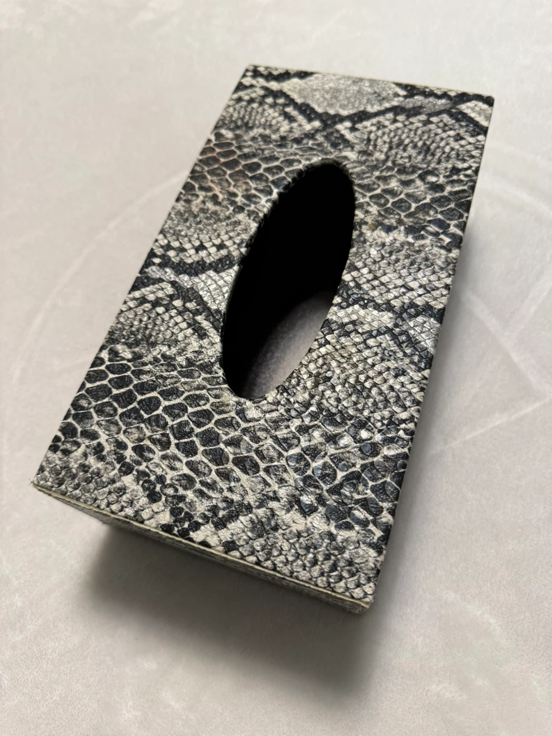 Snakeskin Tissue Box Cover - photo 2