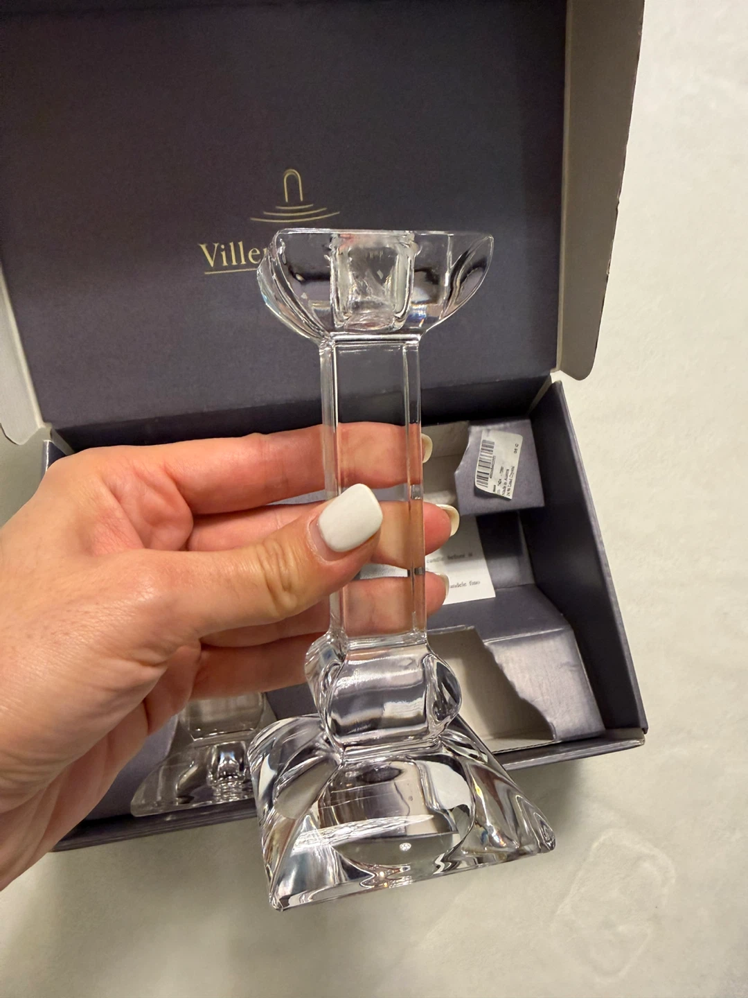 Villeroy & Boch Crystal Candlestick Holders (Set of 2) - photo 3