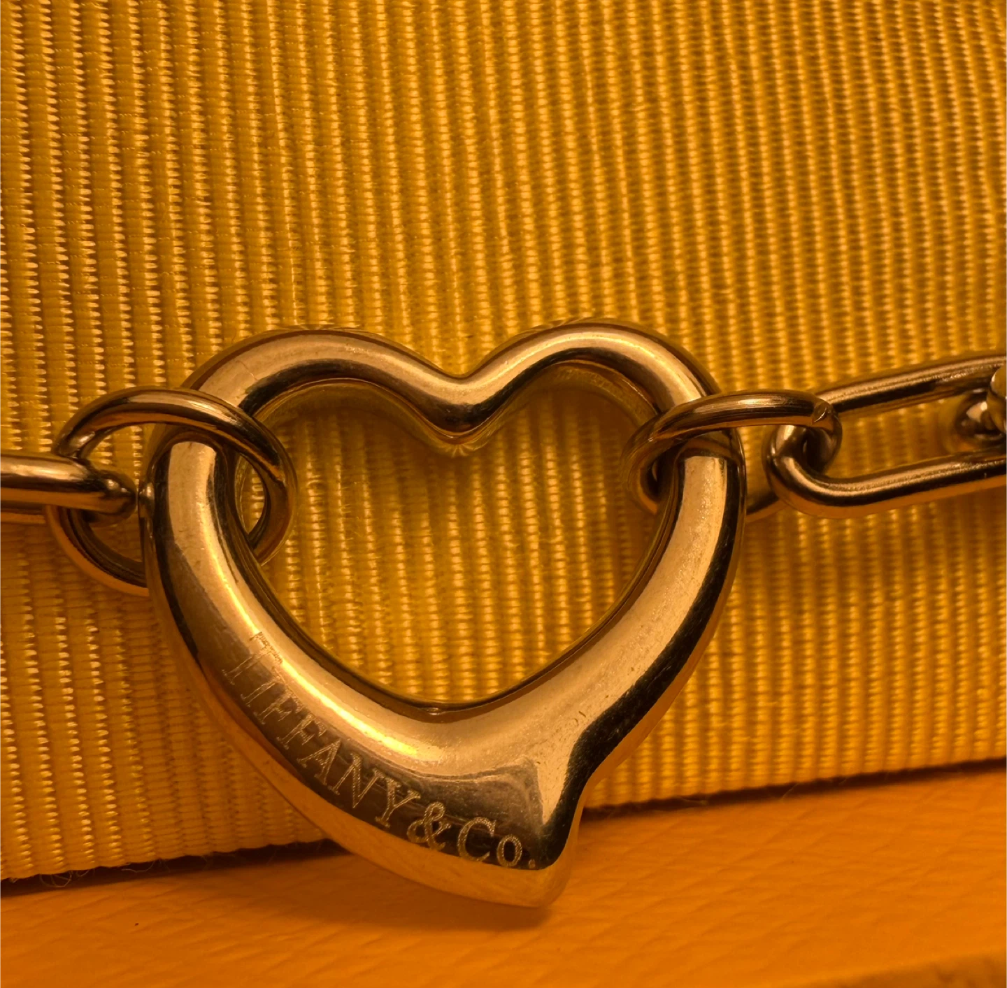 Silver Heart Link bracelet - photo 2