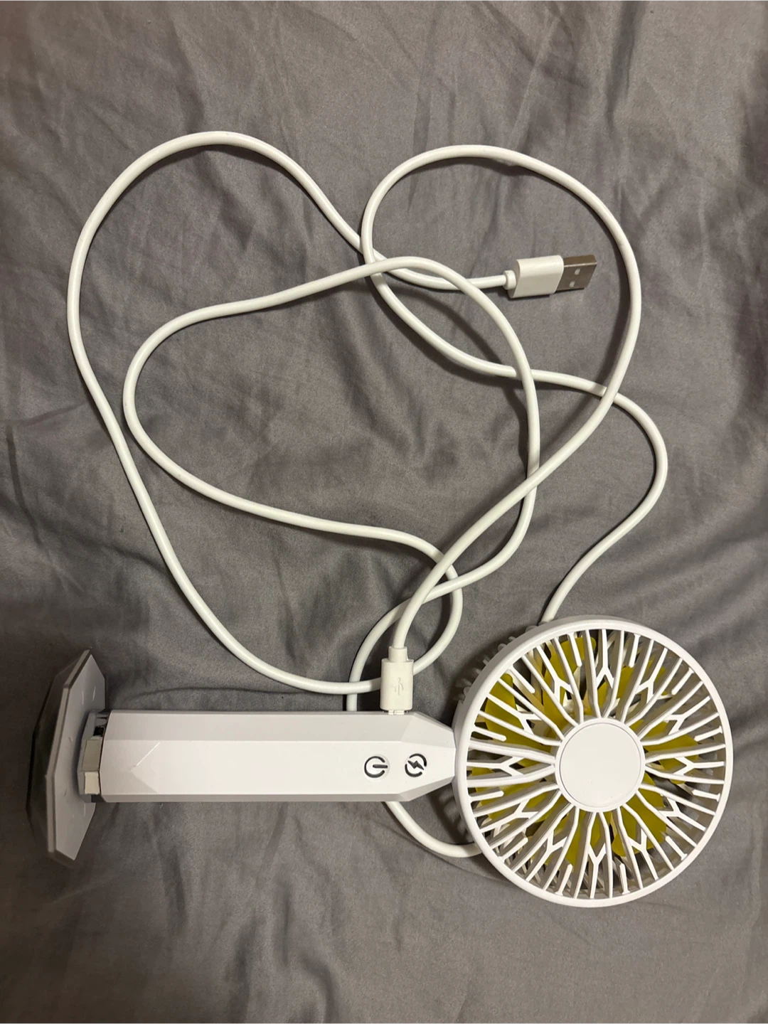Portable Handheld Fan - White - photo 4