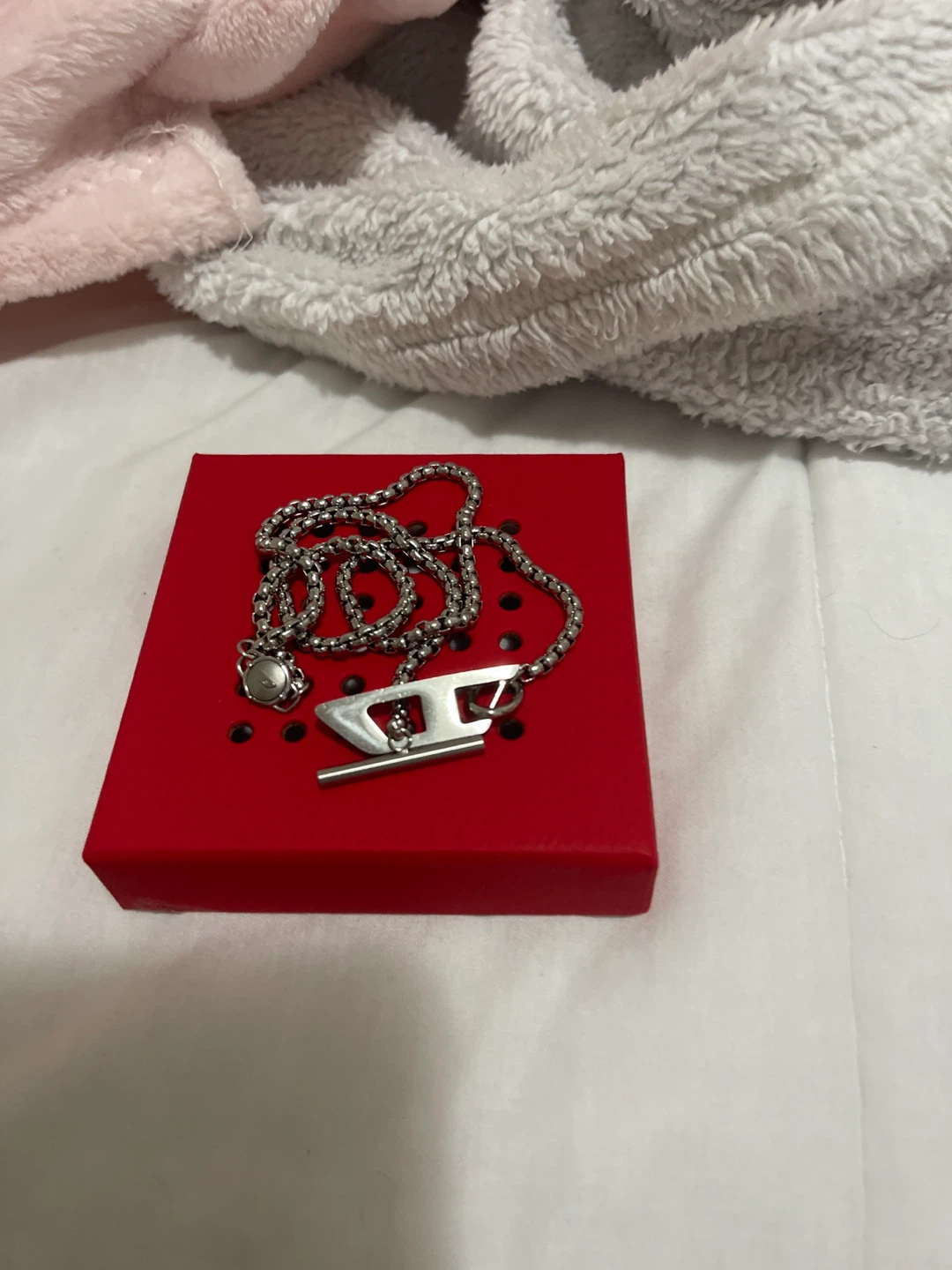 Diesel Silver Necklace