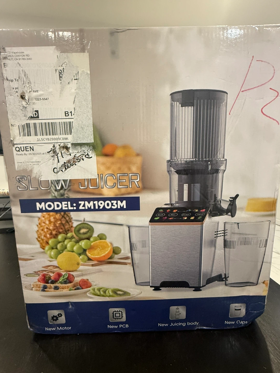 Whall Pro Slow Juicer ZM1903M - Like New! - photo 3