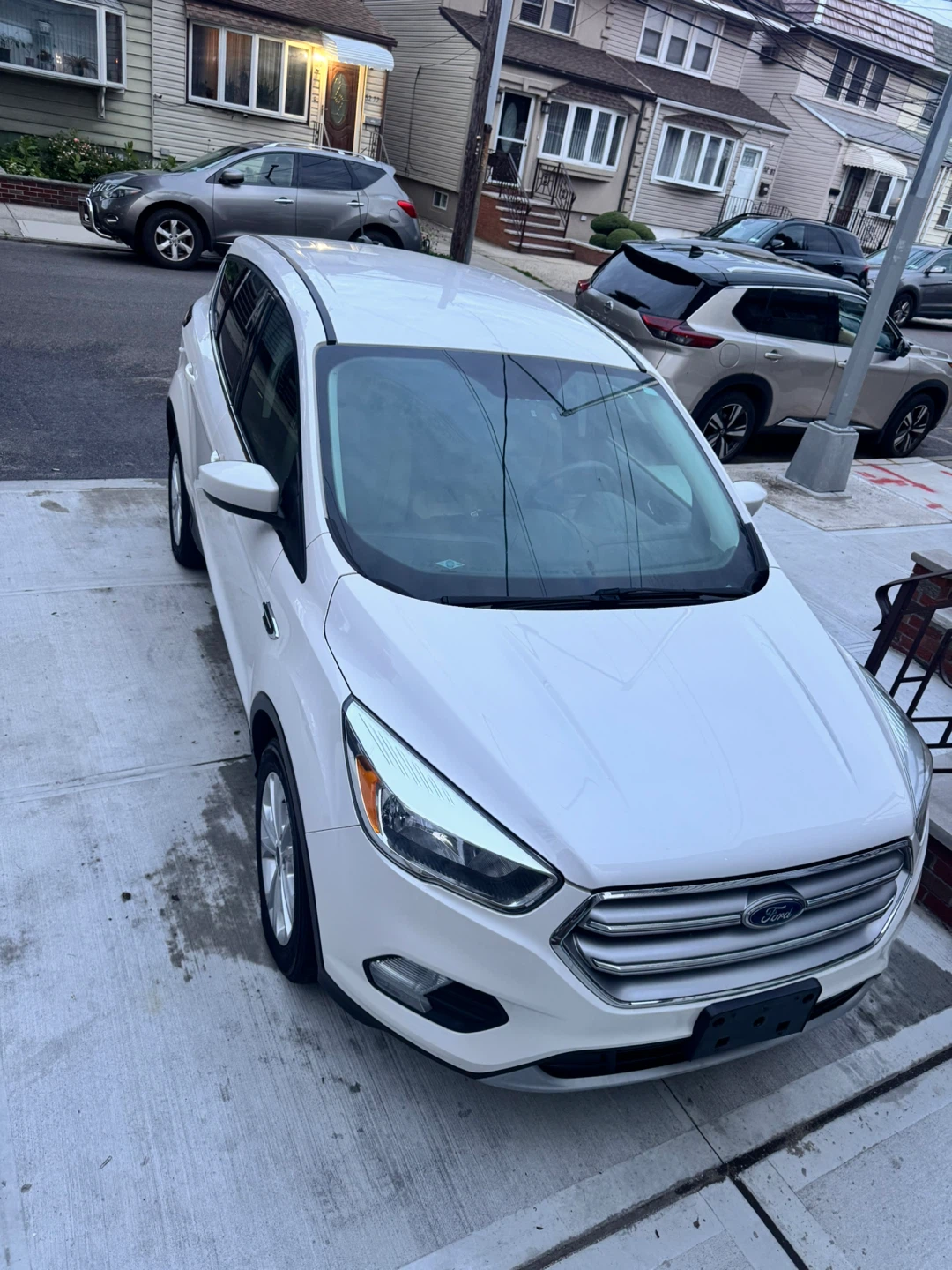 White Ford Escape SUV