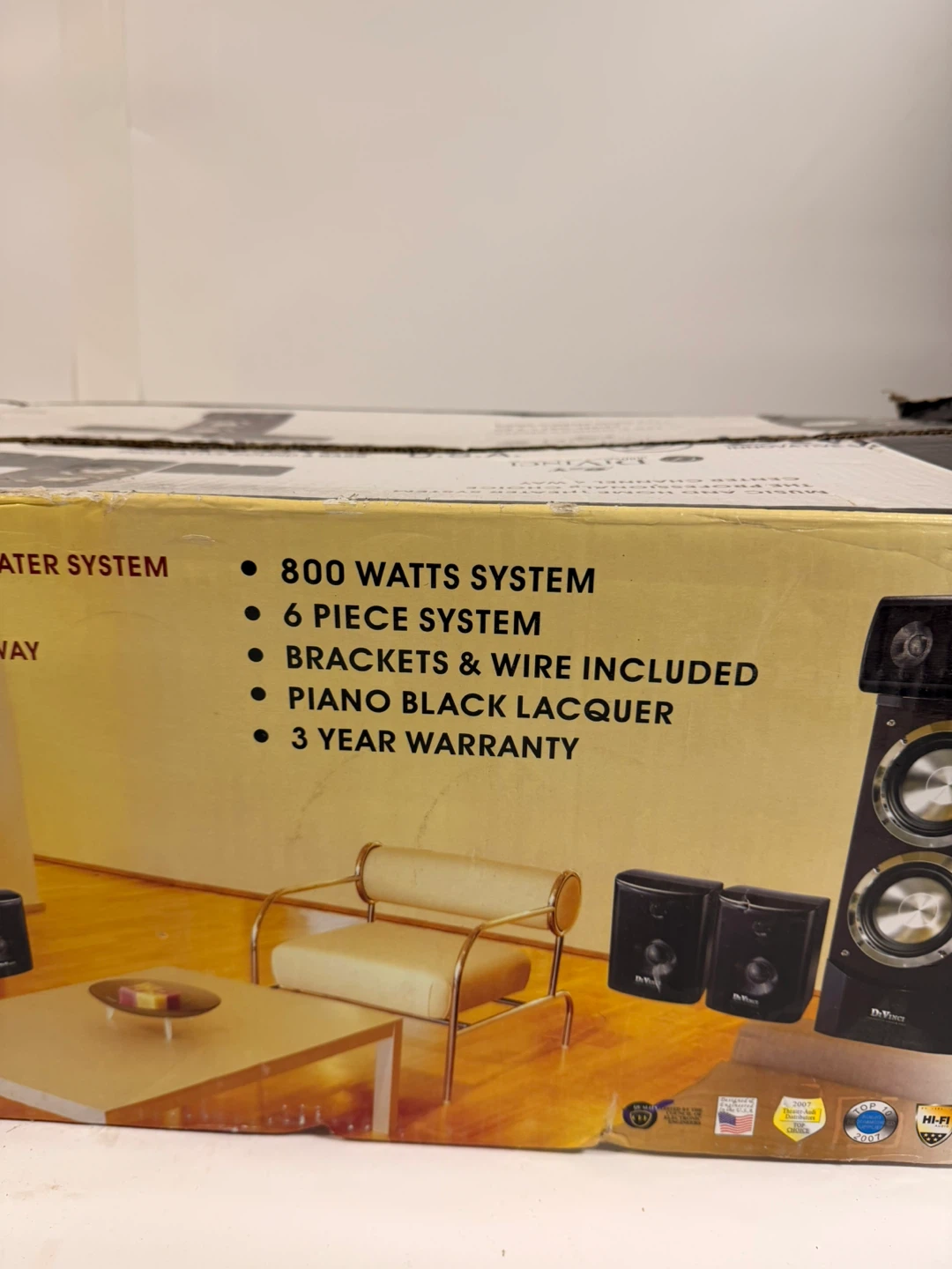 Brand New DiVinci 6.1 Home Theater Speaker System – 800W - photo 2