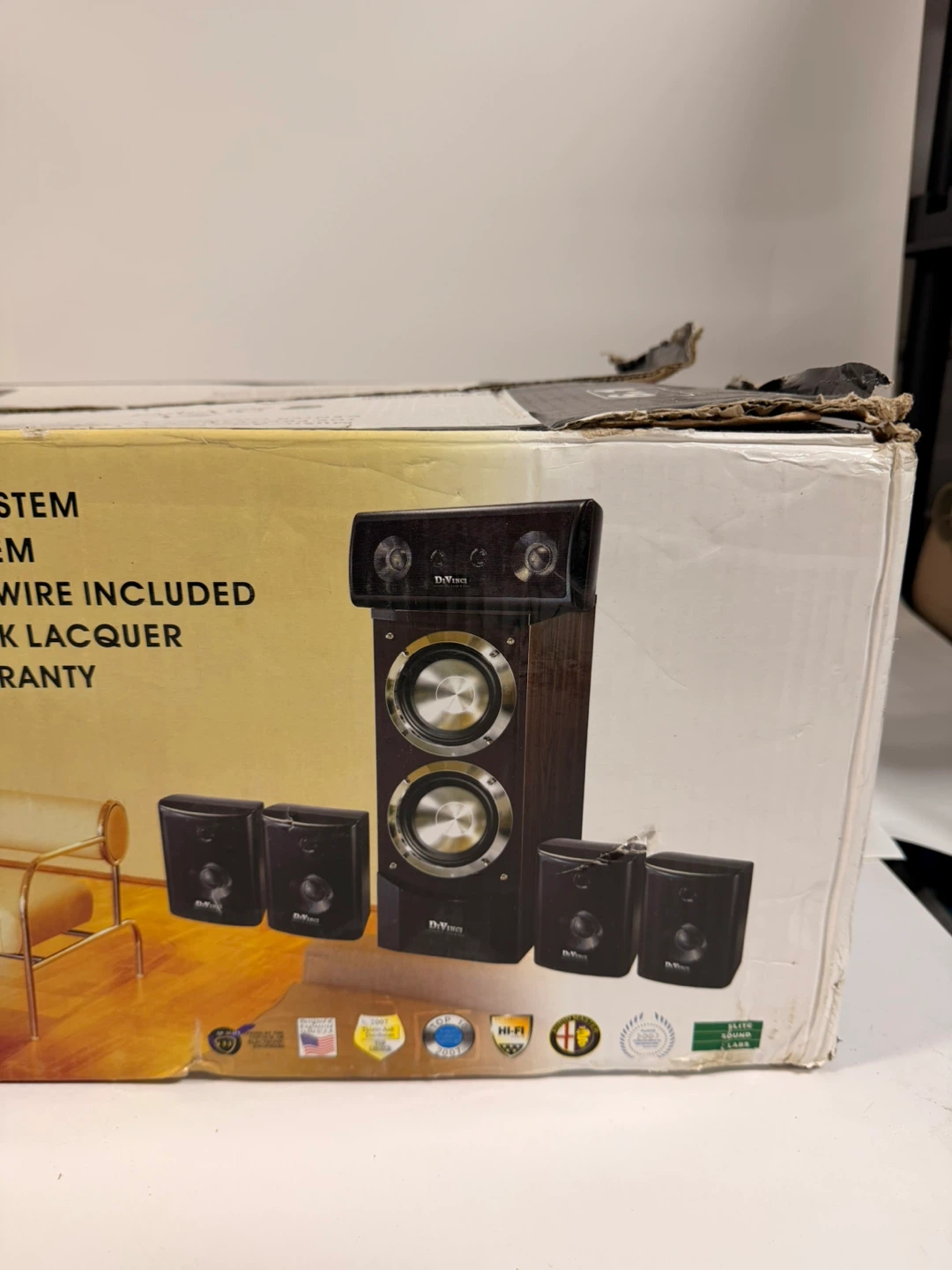 Brand New DiVinci 6.1 Home Theater Speaker System – 800W - photo 3