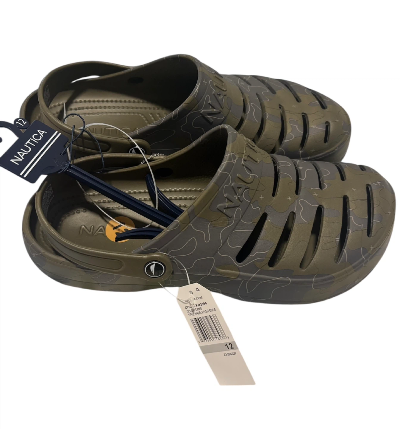 New Nautica Camo Clogs Size 12 - photo 2