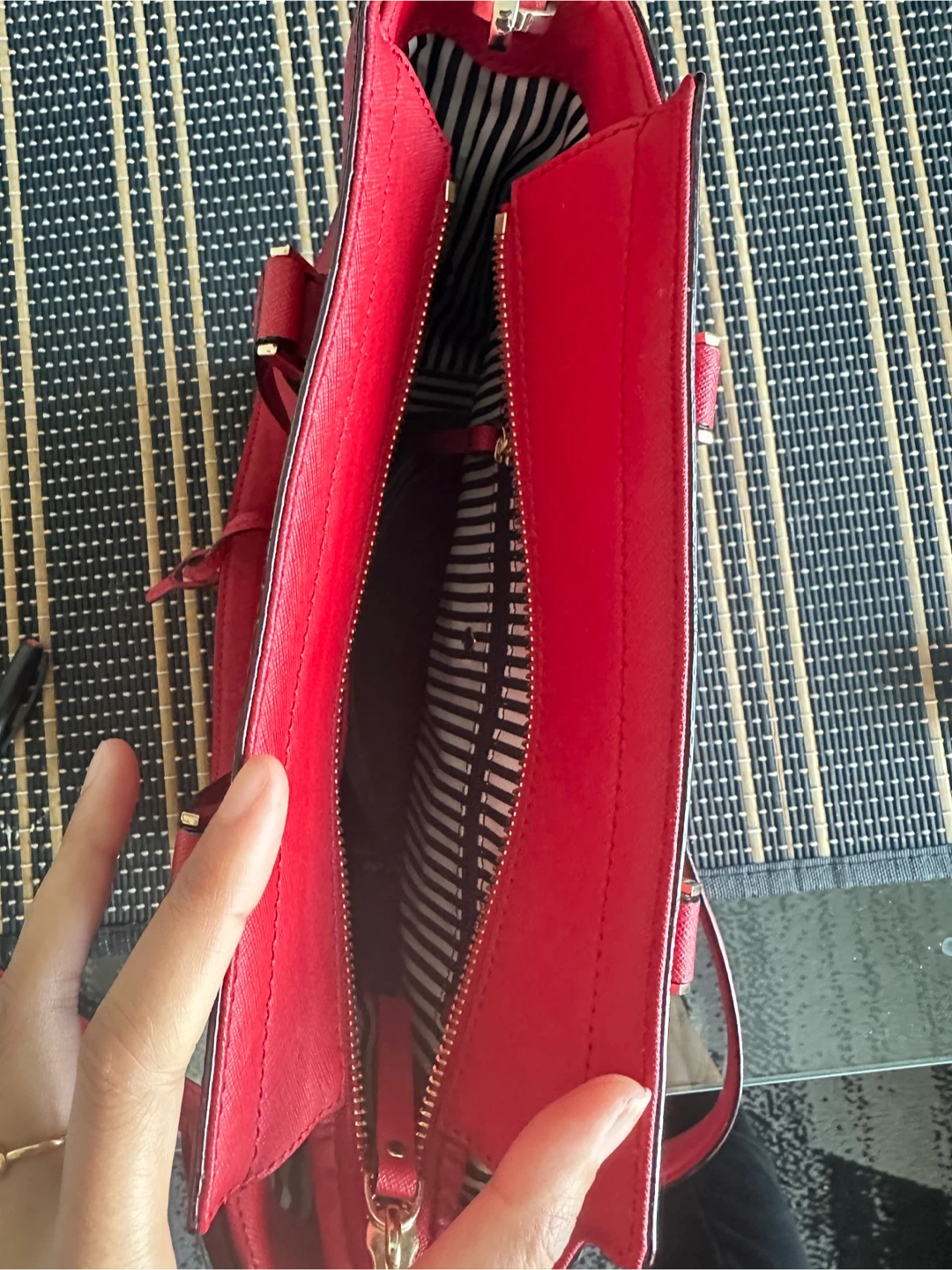 Kate Spade Red Leather Satchel - photo 3
