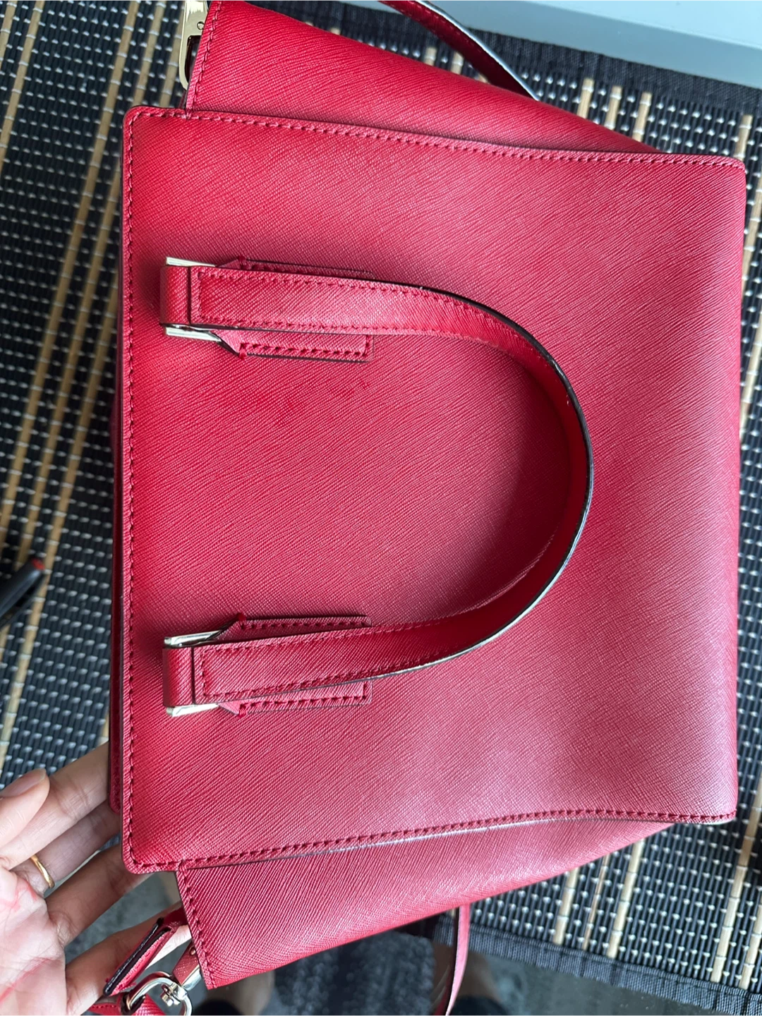 Kate Spade Red Leather Satchel - photo 4
