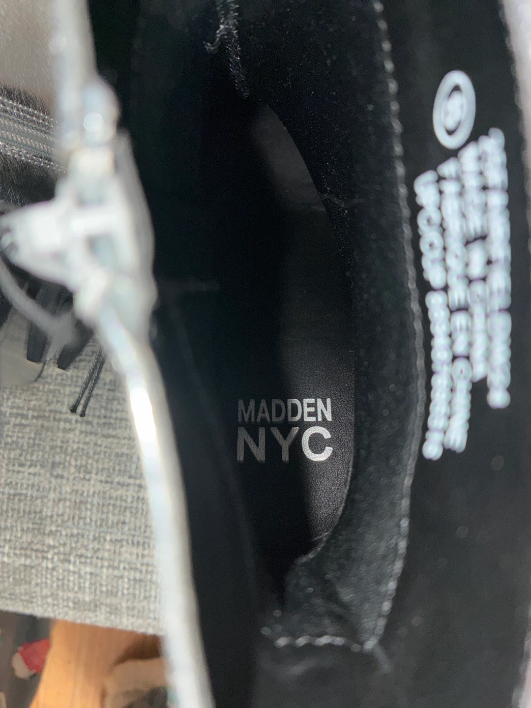 Steve Madden New Silver Ankle Boots - Size 8 - photo 5