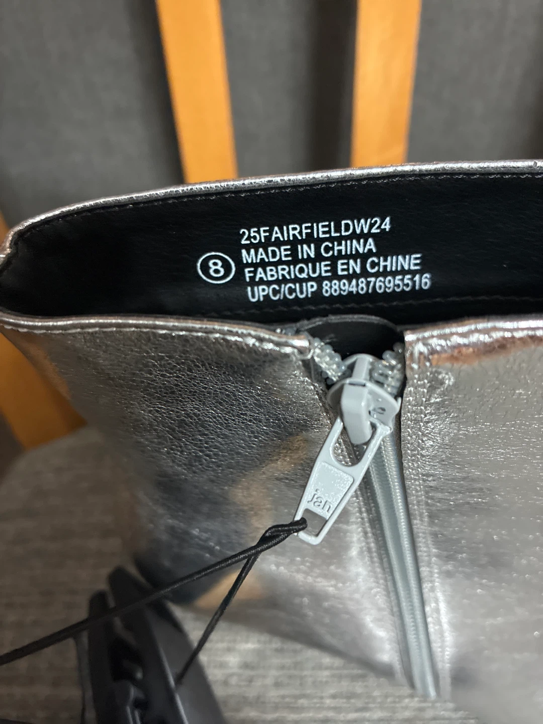 Steve Madden New Silver Ankle Boots - Size 8 - photo 2