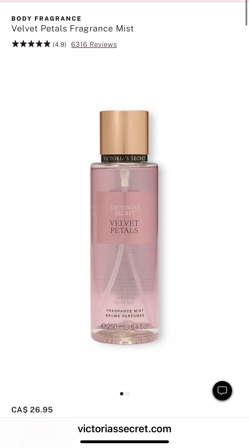 Victoria's Secret Velvet Petals Fragrance Mist